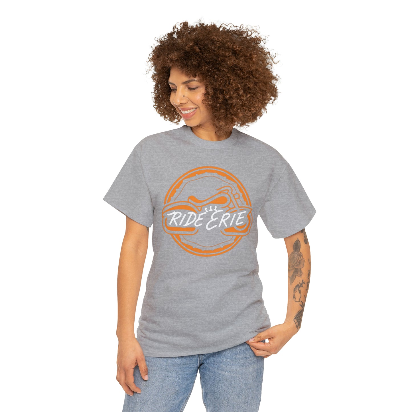 Ride Erie Unisex Heavy Cotton Tee - Custom Erie Shirt