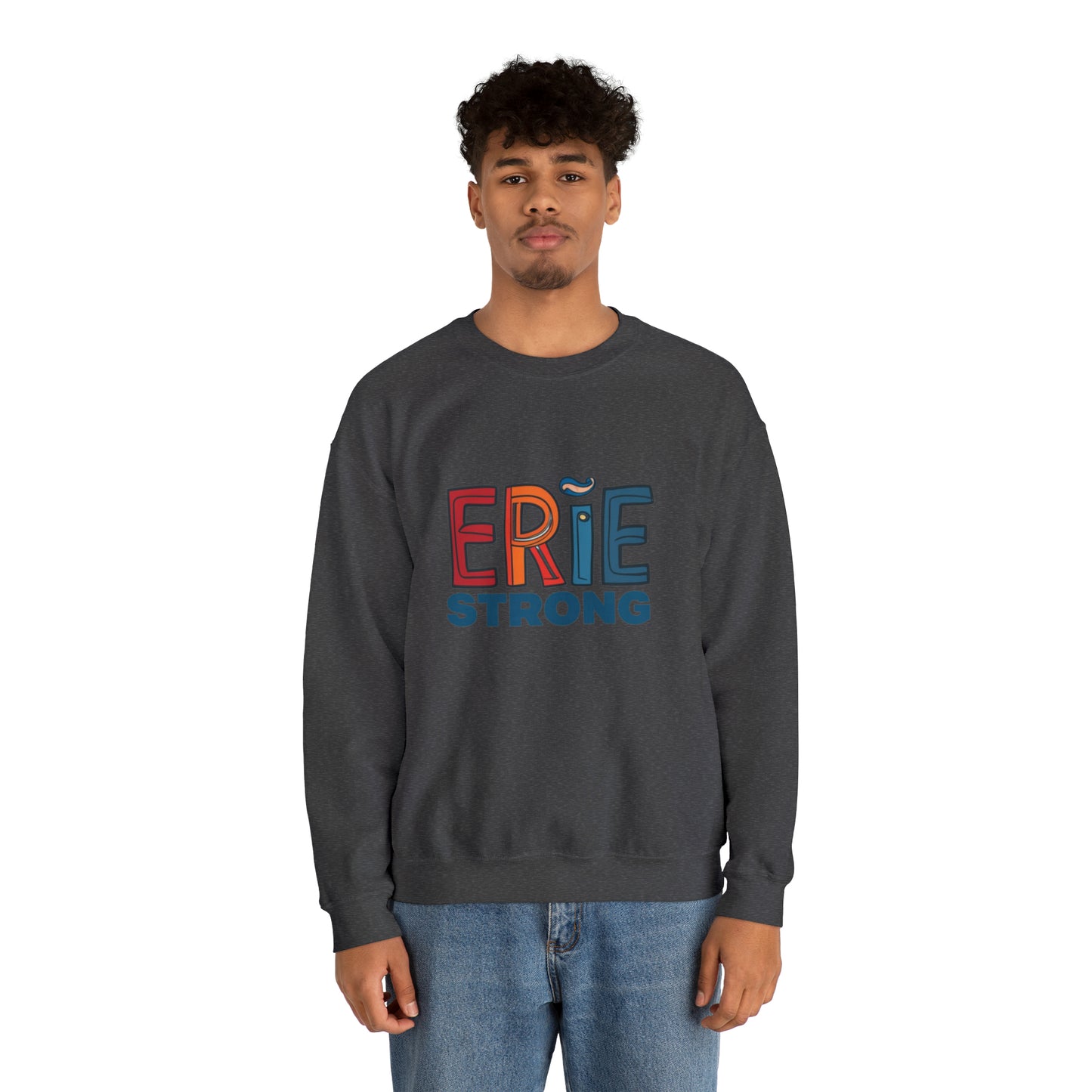 "Erie Strong Crewneck Sweatshirt - Custom Pennsylvania Merch"