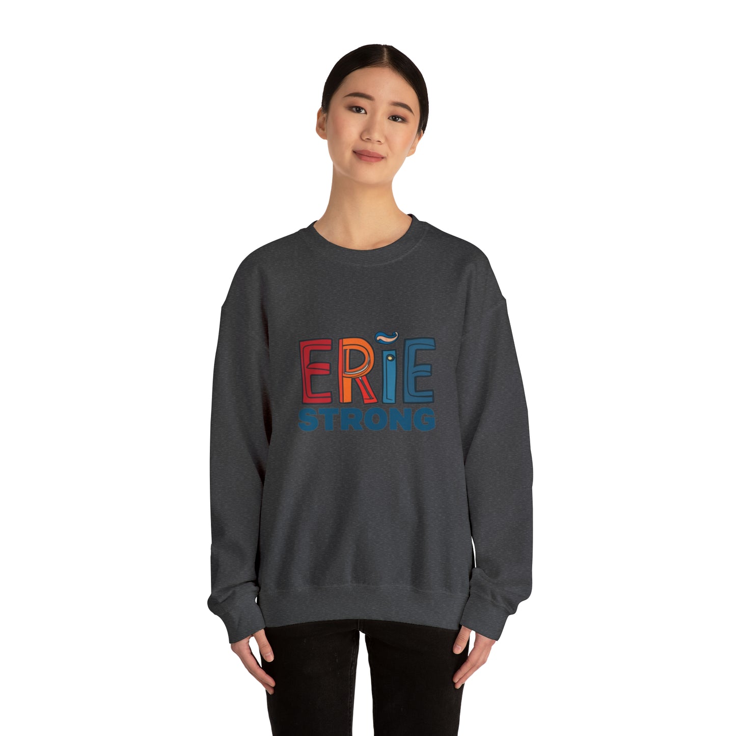 "Erie Strong Crewneck Sweatshirt - Custom Pennsylvania Merch"