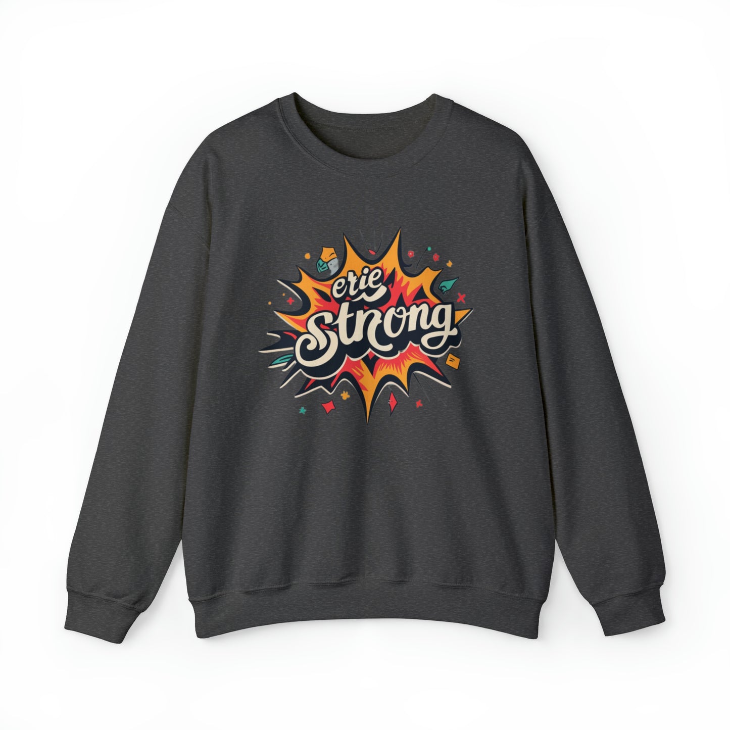 "Erie Strong Custom Crewneck Sweatshirt Design"