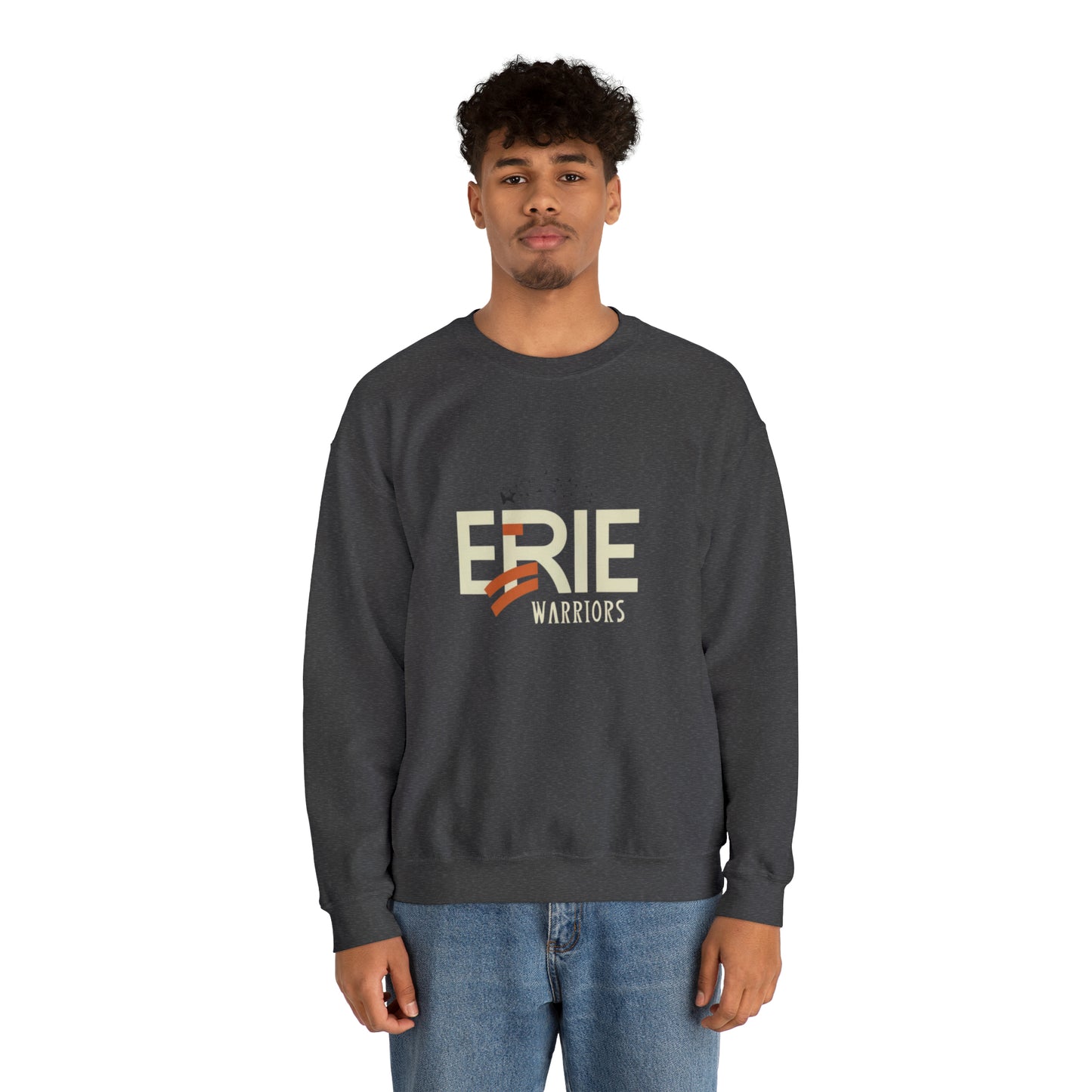 "Erie Warriors Crewneck Sweatshirt - Custom Shirt Design"