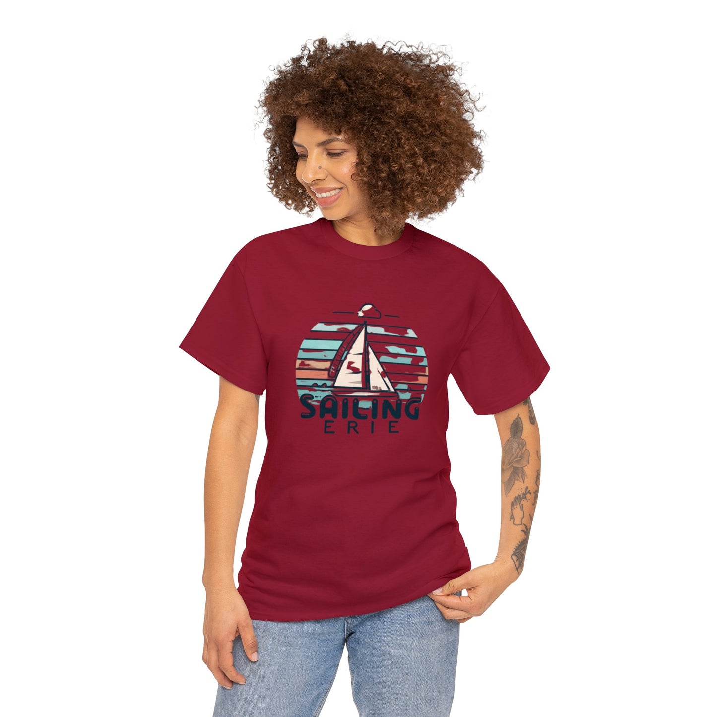 Presque Isle Voyage Tee, Unisex Heavy Cotton, Erie Adventure