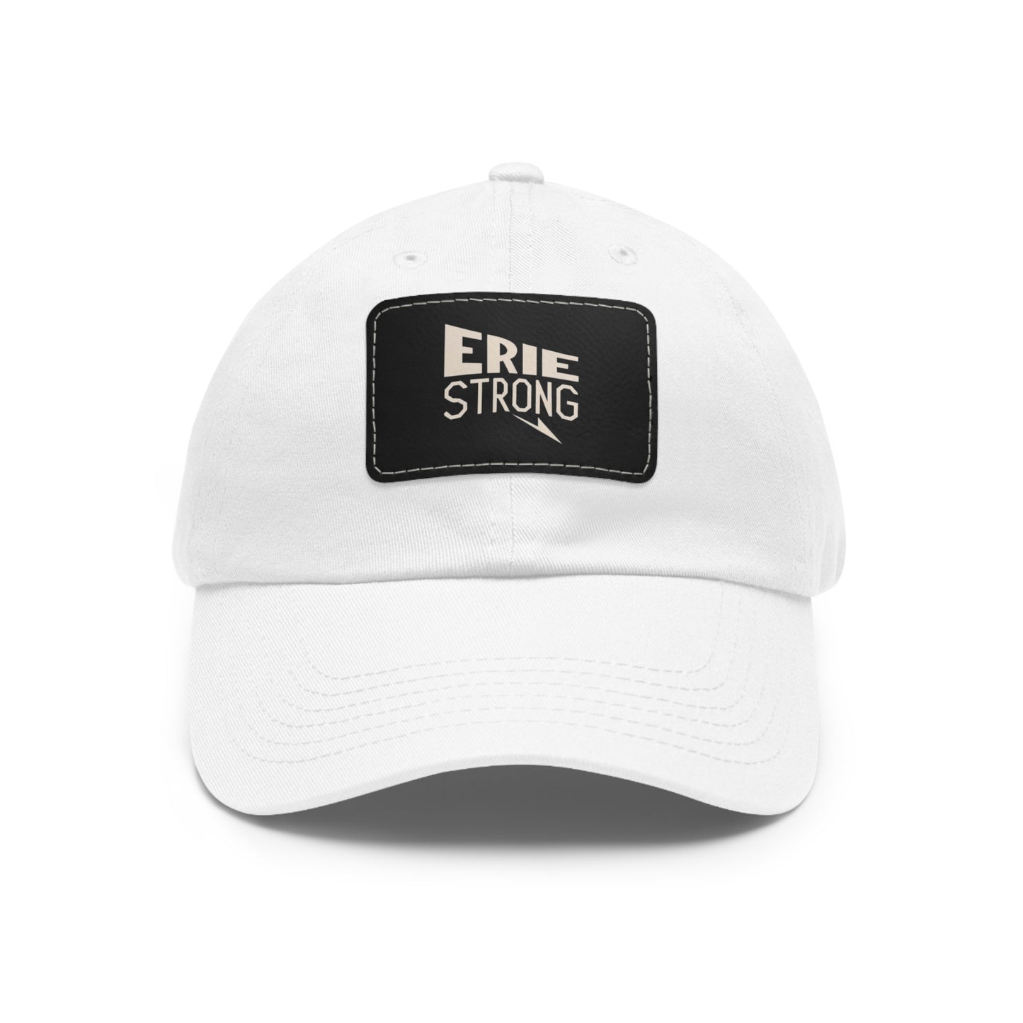 "Erie Strong Leather Patch Hat - Custom Erie Merchandise"