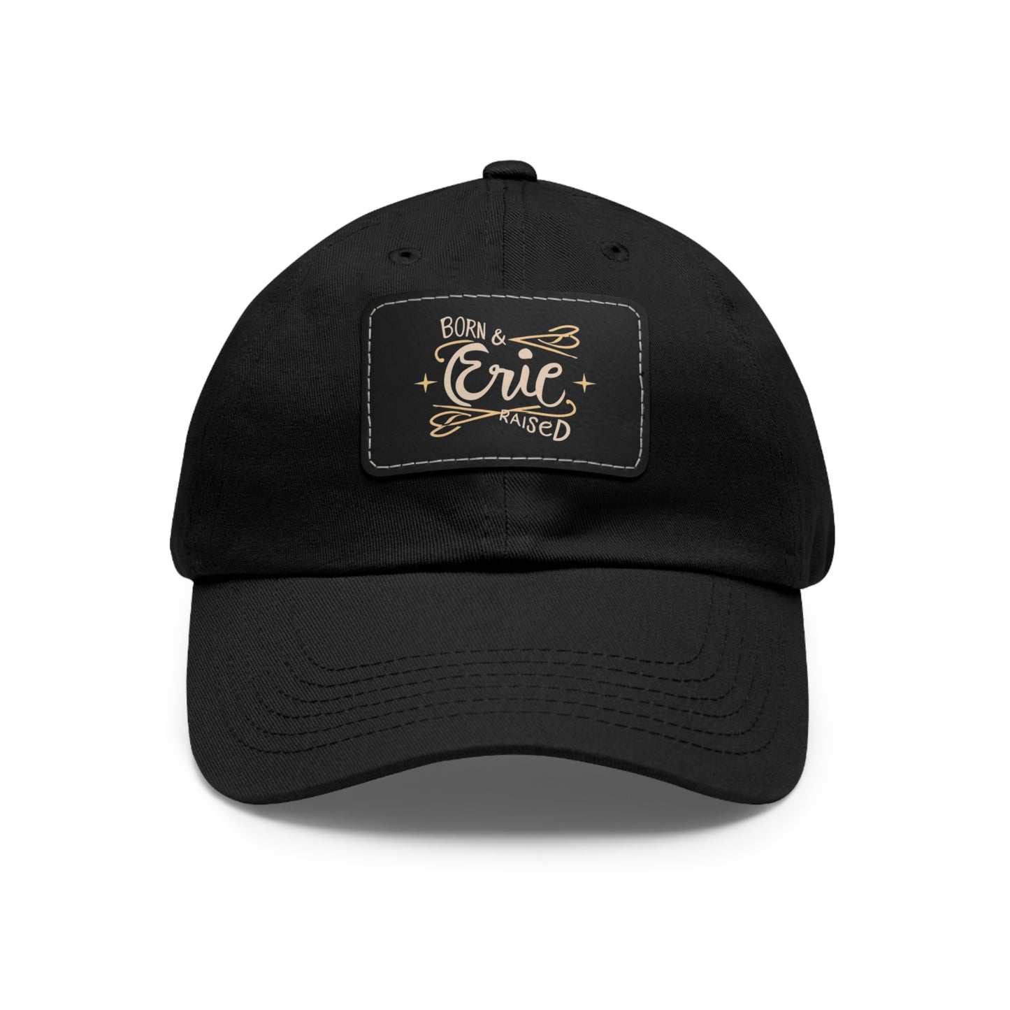 Erie Fan Leather Patch Trendy Hat - Born & Raised Style