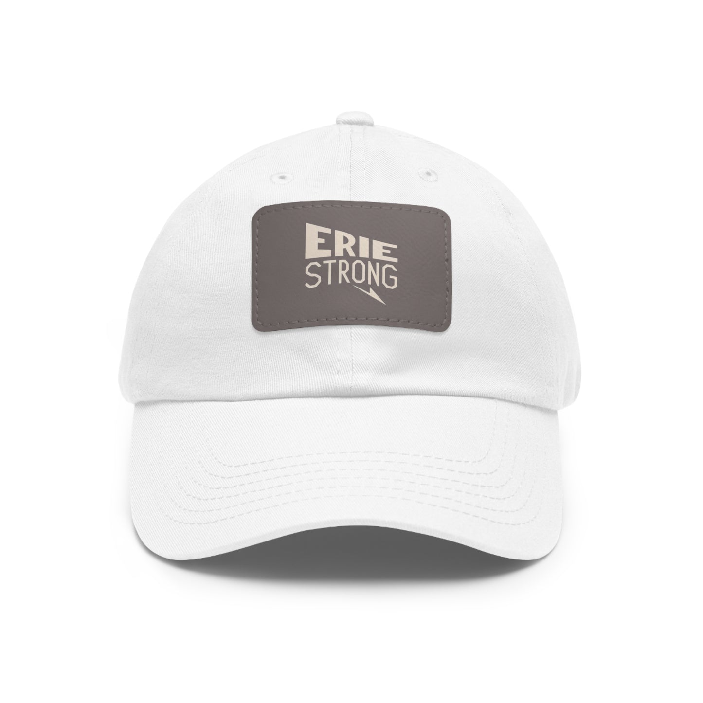 "Erie Strong Leather Patch Hat - Custom Erie Merchandise"