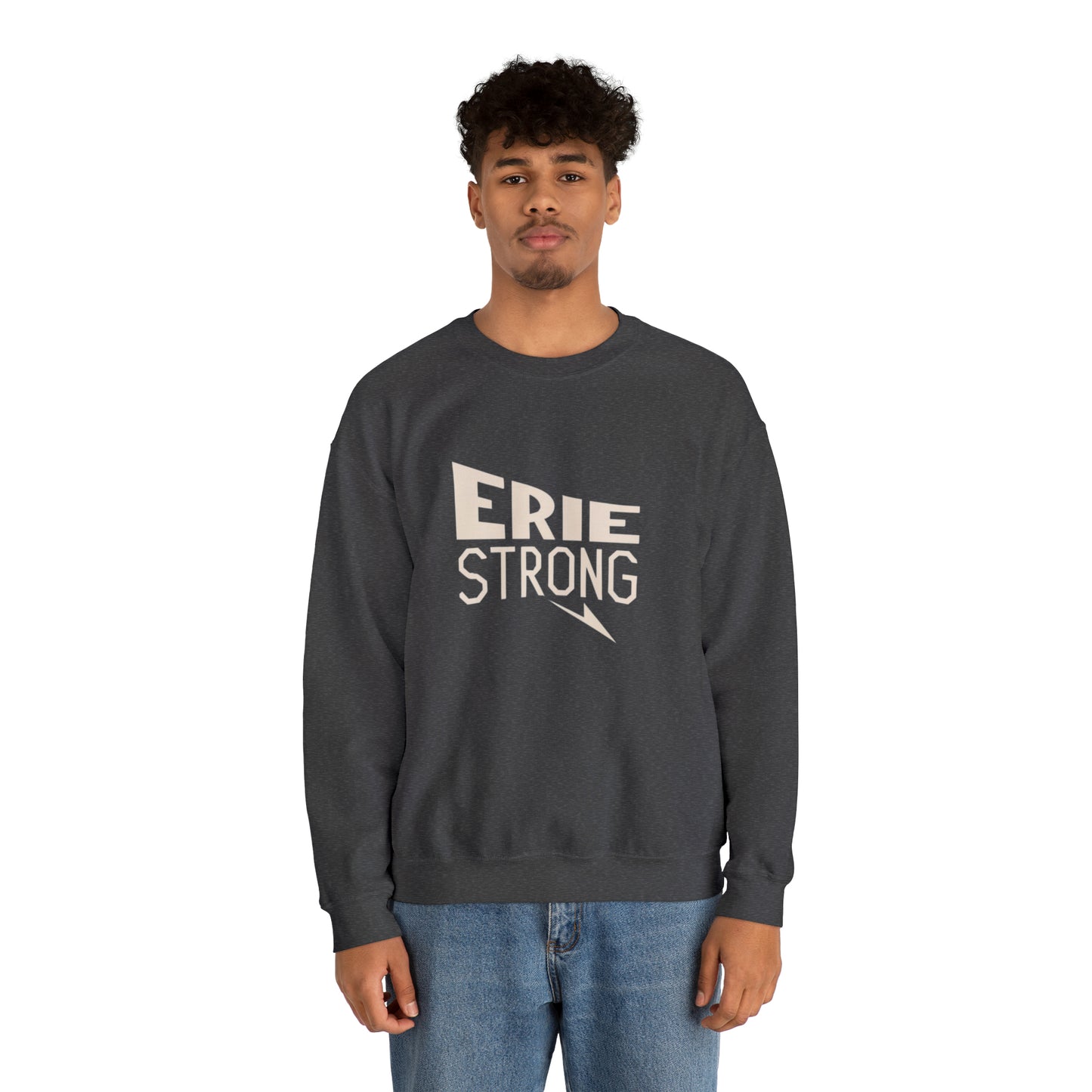 Erie Strong Personalized Crewneck Sweatshirt Design