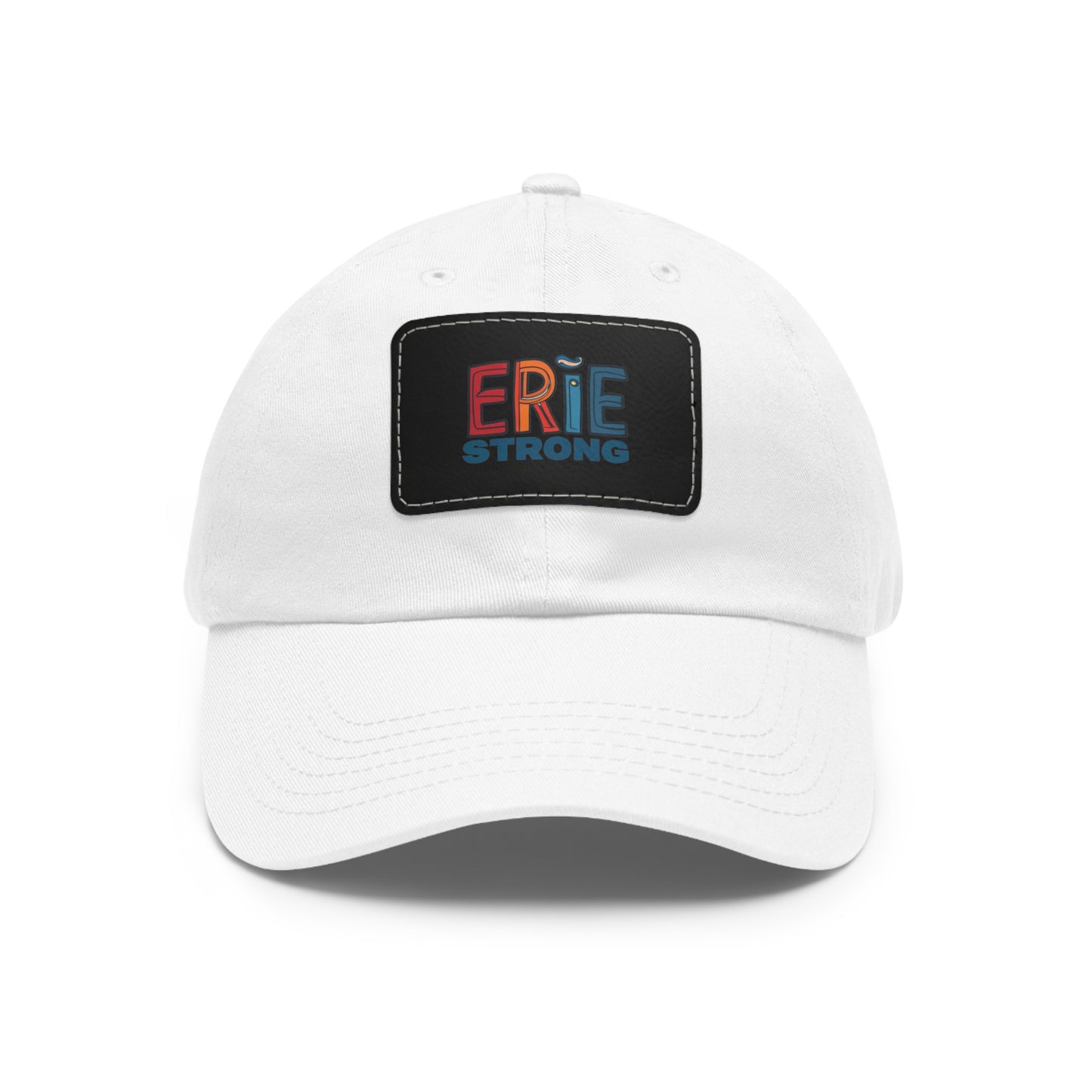 Erie Strong Leather Patch Hat - Custom Shirt Design