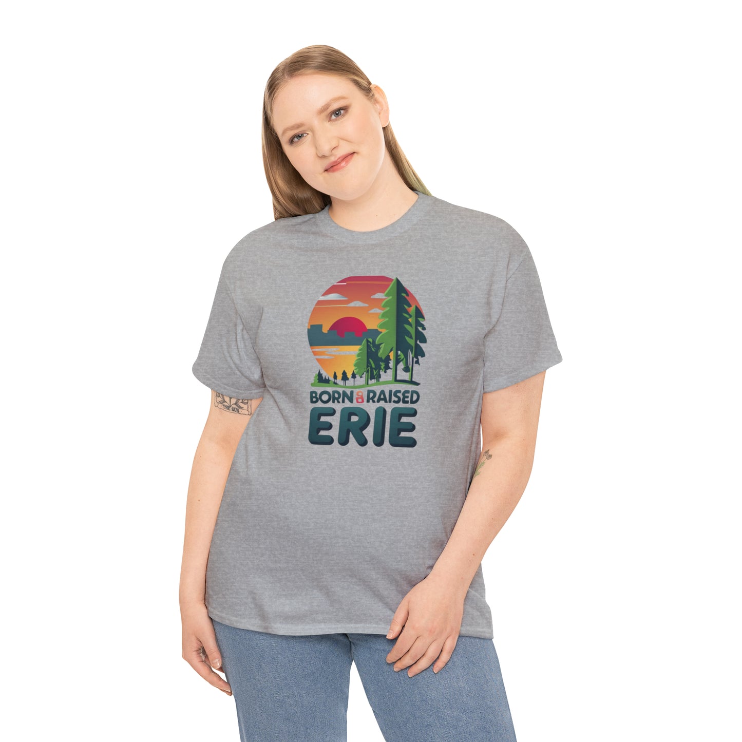 Erie Design Unisex Heavy Cotton Tee – Custom Print