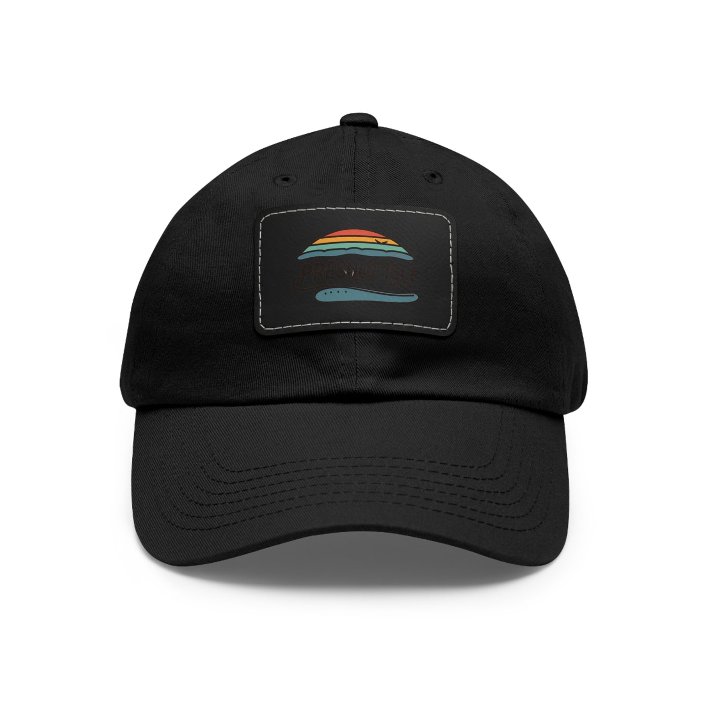 Erie Design Personalized Hat with Leather Patch - Premium Quality