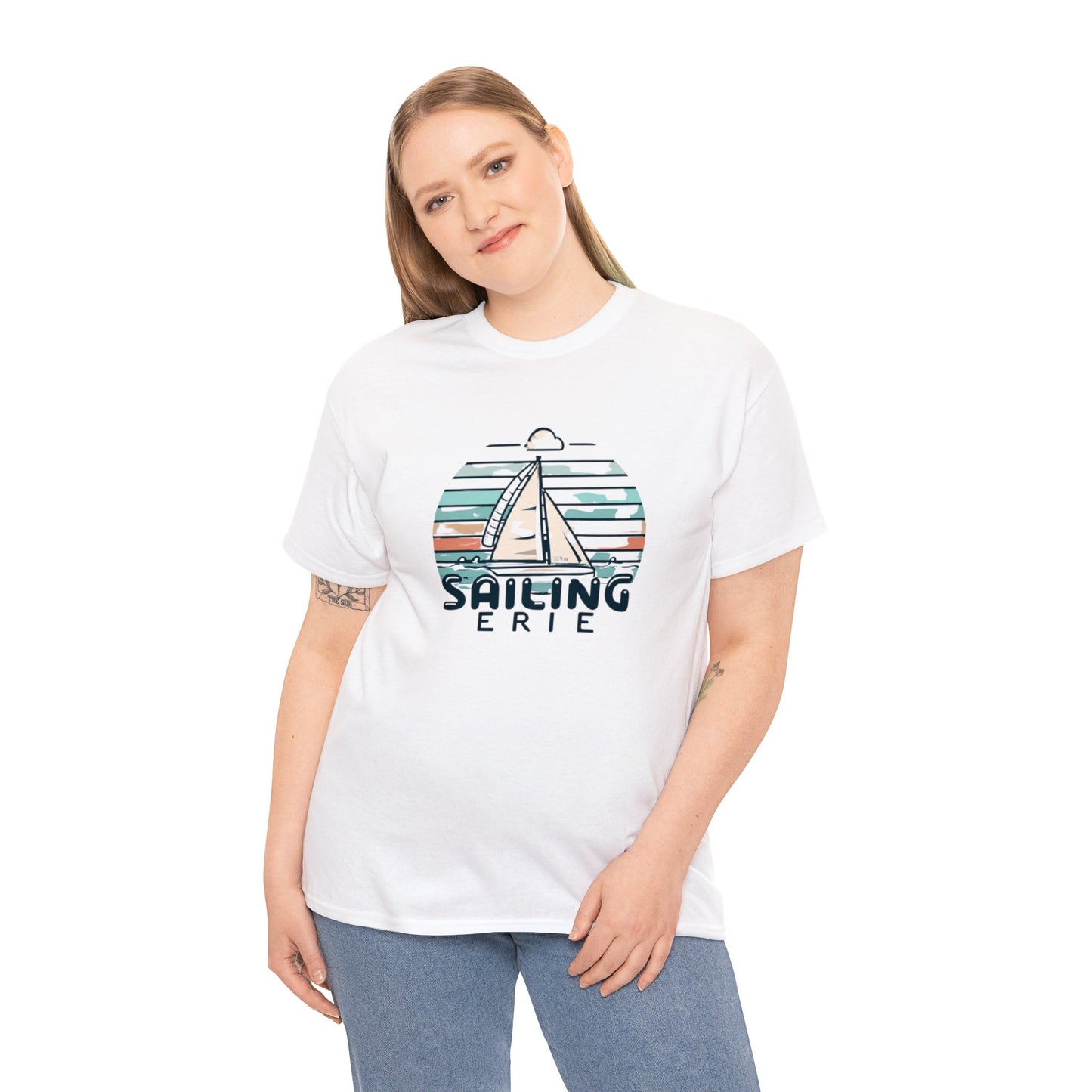 Presque Isle Voyage Tee, Unisex Heavy Cotton, Erie Adventure