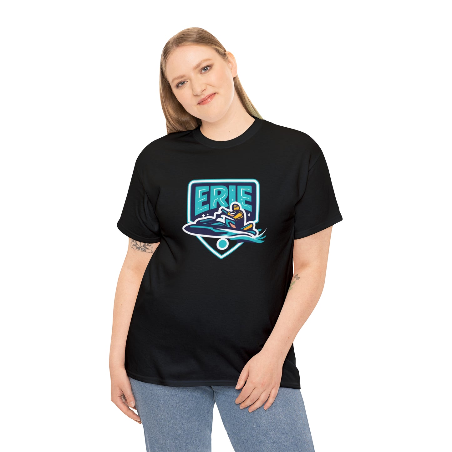 Erie Jetski Heavy Cotton Graphic Tee Unisex - Casual Wear