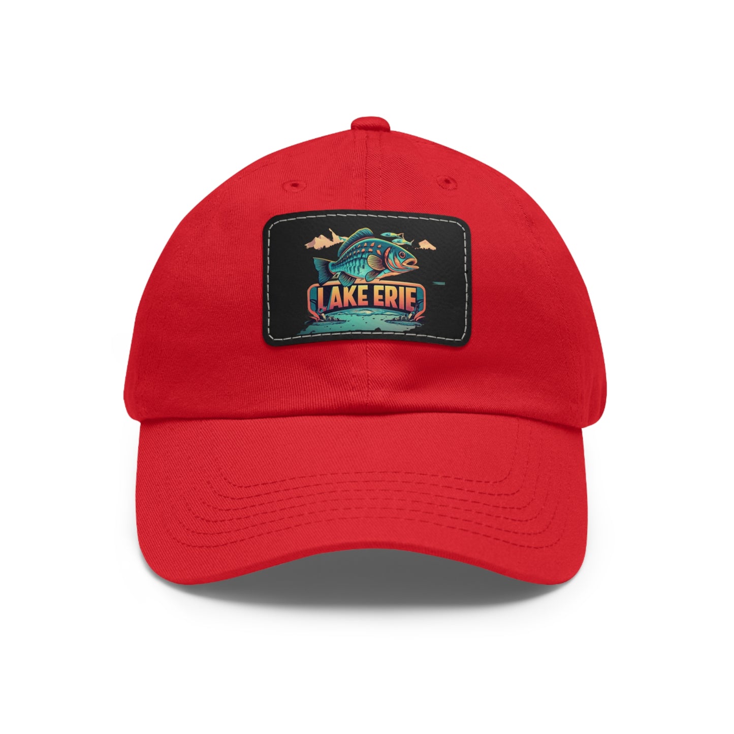 Lake Erie Leather-Patch Hat, High-Quality Stylish Lakeheadwear