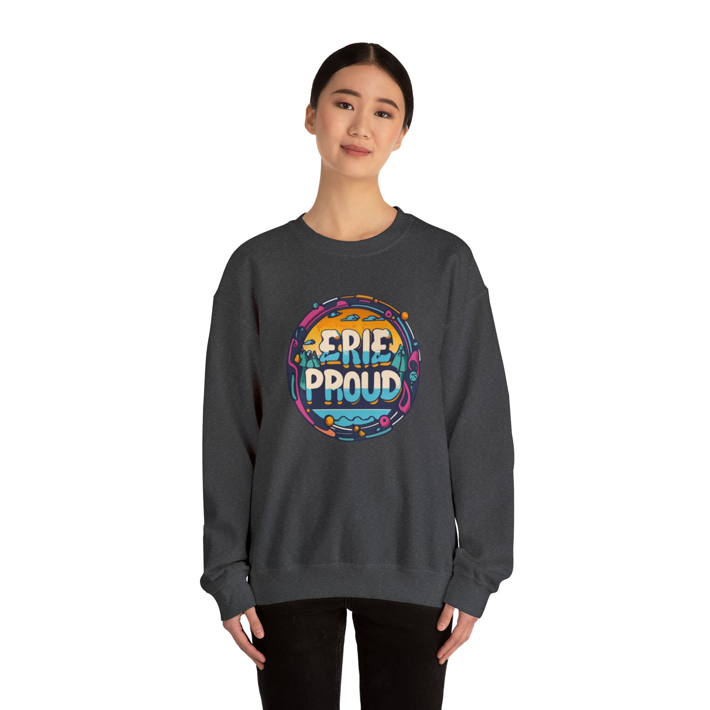 "Custom Crewneck Sweatshirt, Unique Logo Print Design"