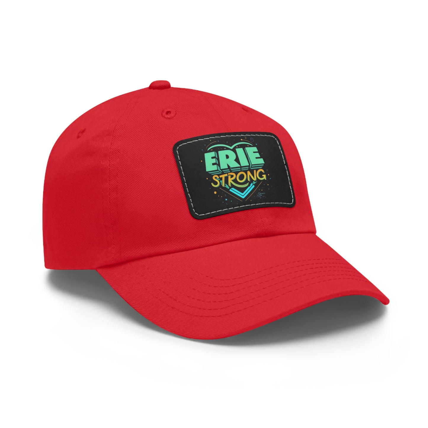 "Erie Strong Custom Leather Patch Premium Quality Hat"