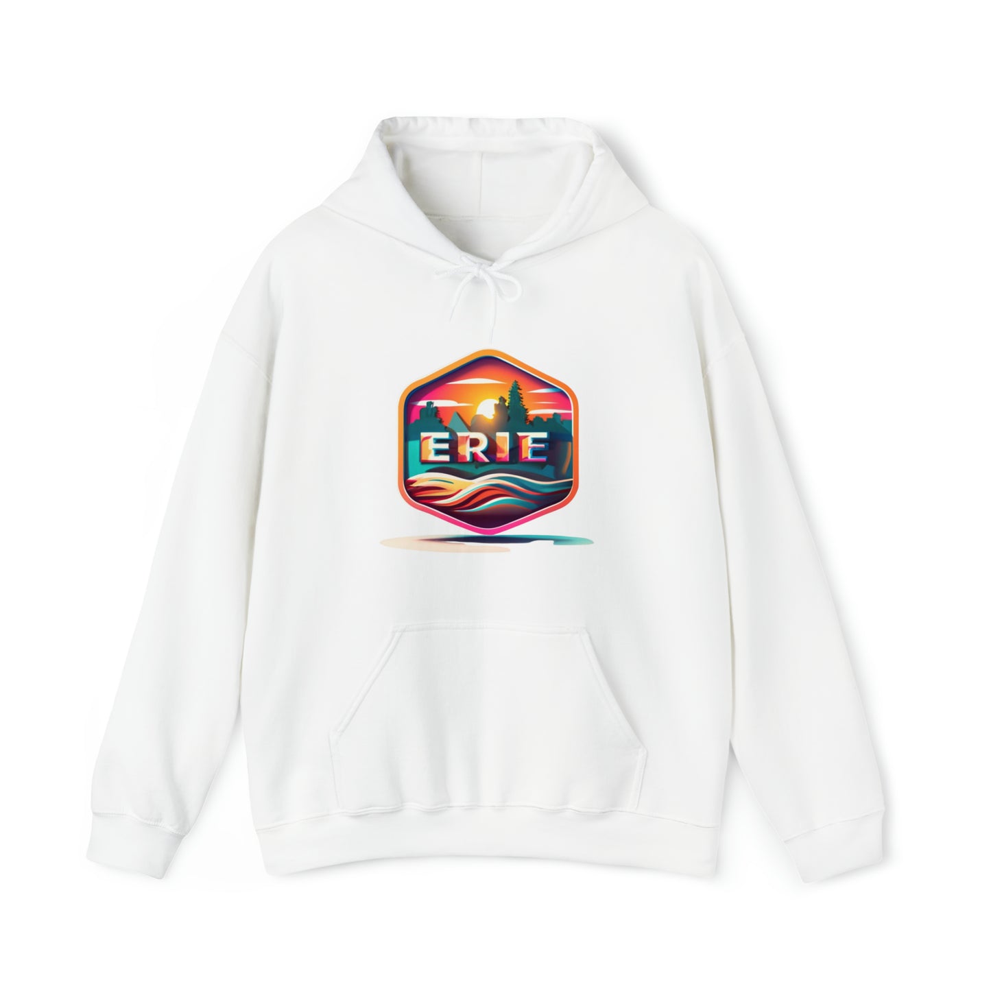 Erie Design Unisex Custom Heavy Blend Hoodie Sweatshirt