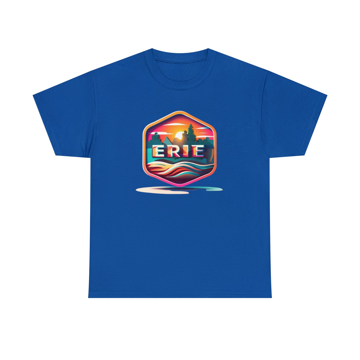 Erie Design Unisex Custom Heavy Cotton Tee Shirt