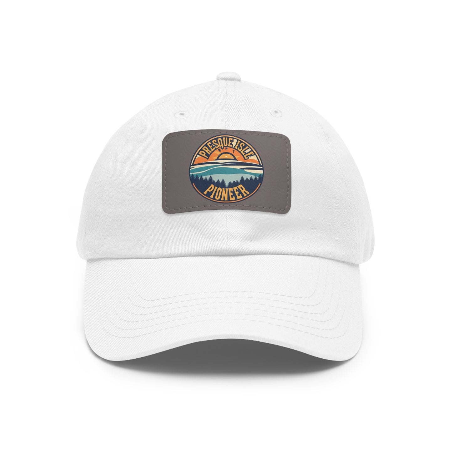 Lake Erie Leather Patch Hat - Trendy Unisex Accessory