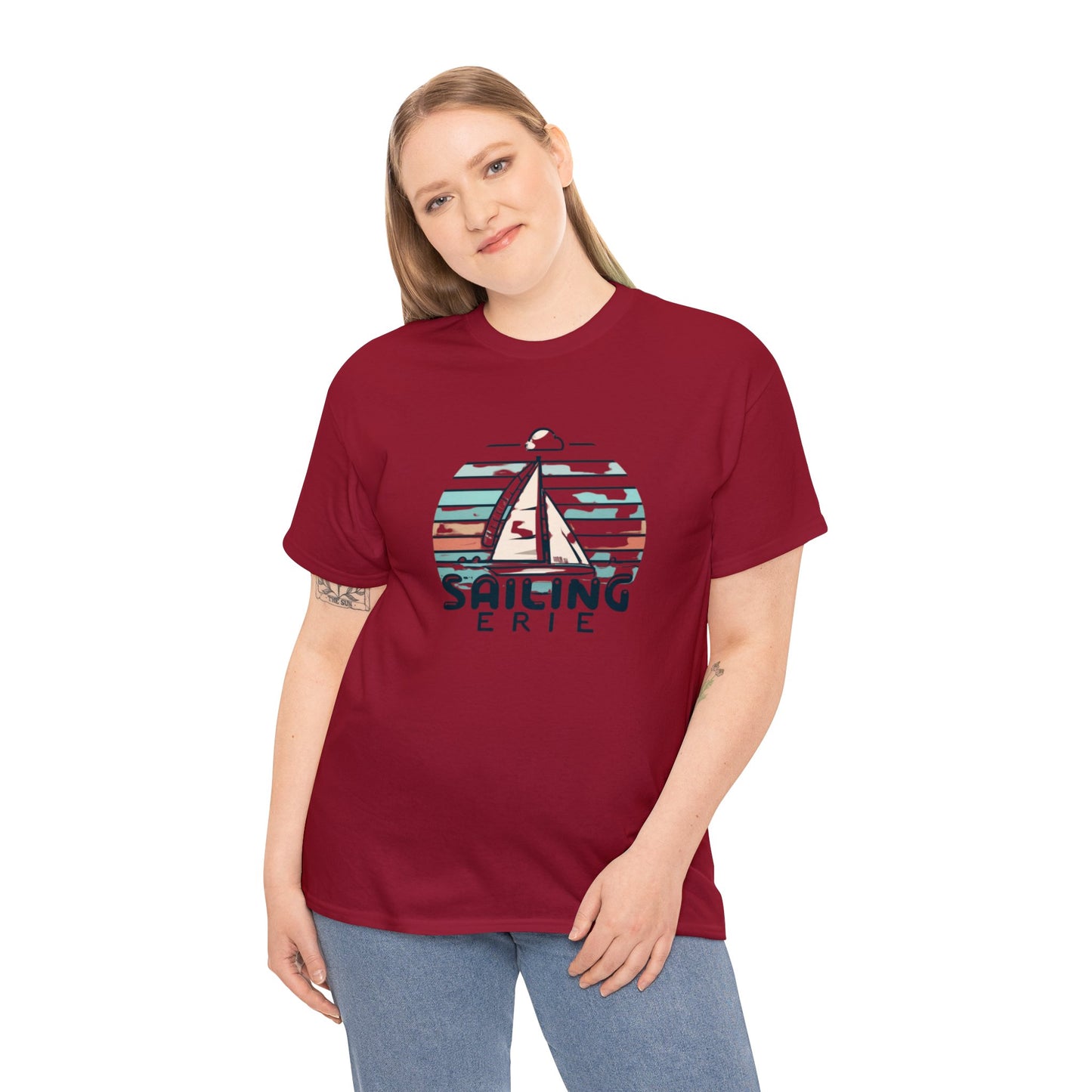 Presque Isle Voyage Tee, Unisex Heavy Cotton, Erie Adventure