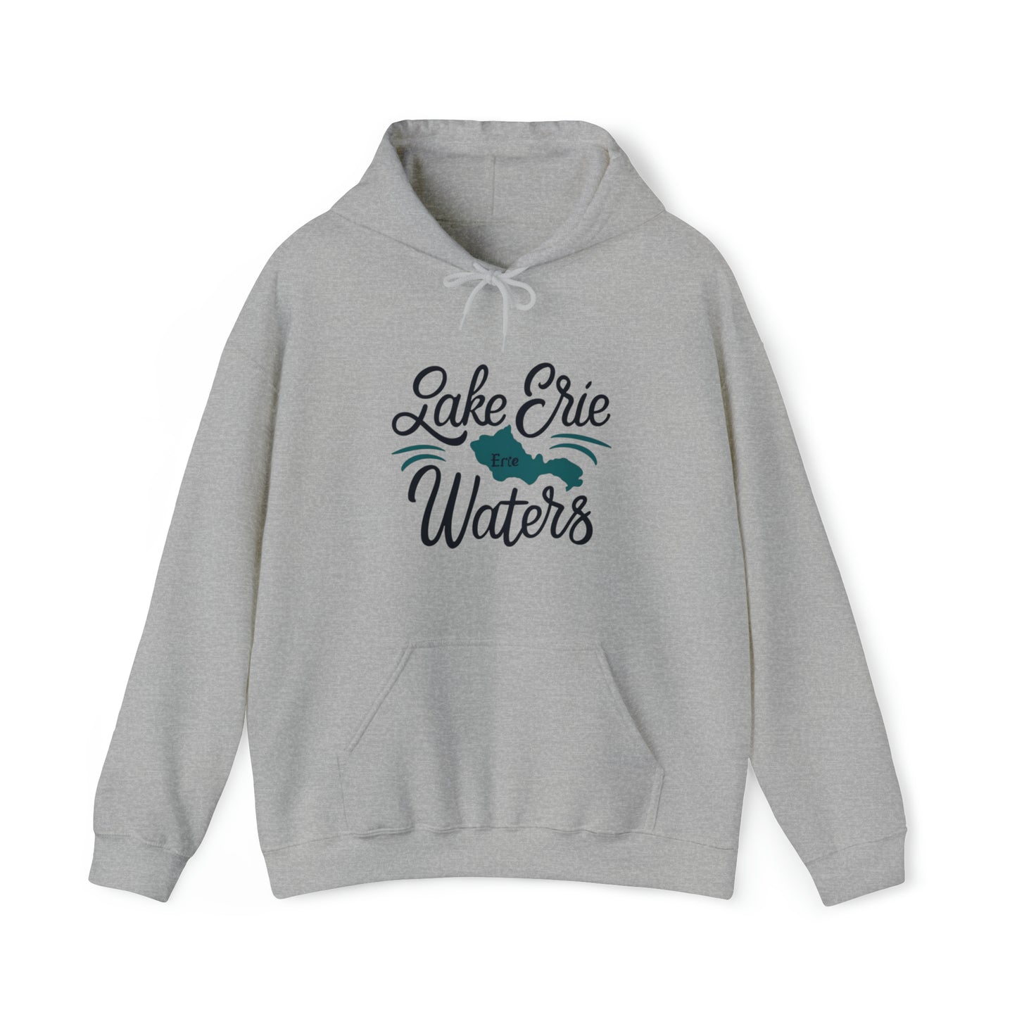 Erie Essence Hoodie, Lake Erie Waters Design, Unisex Heavy Blend Sweatshirt