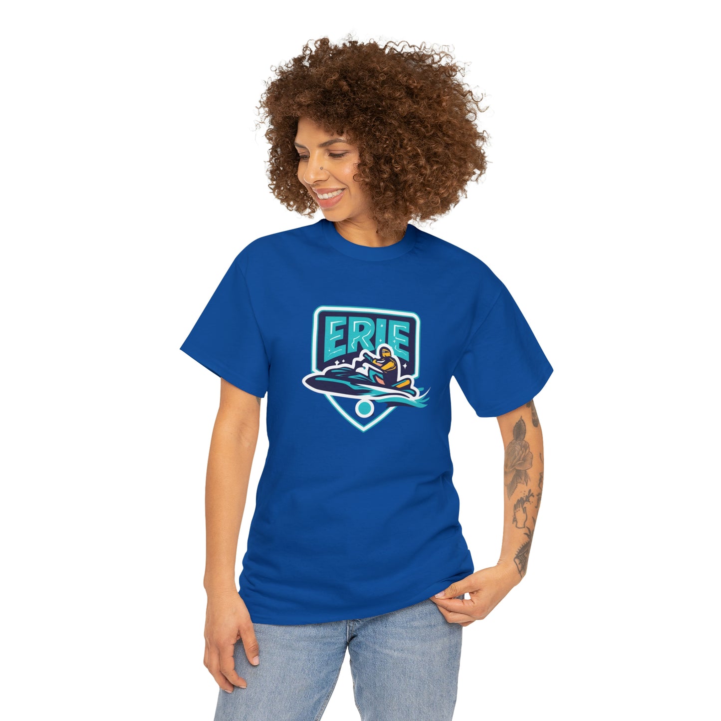 Erie Jetski Heavy Cotton Graphic Tee Unisex - Casual Wear