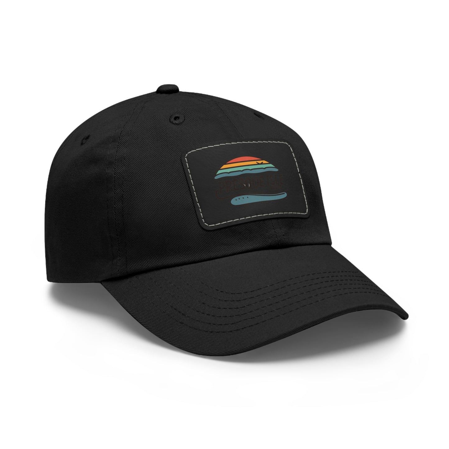 Erie Design Personalized Hat with Leather Patch - Premium Quality