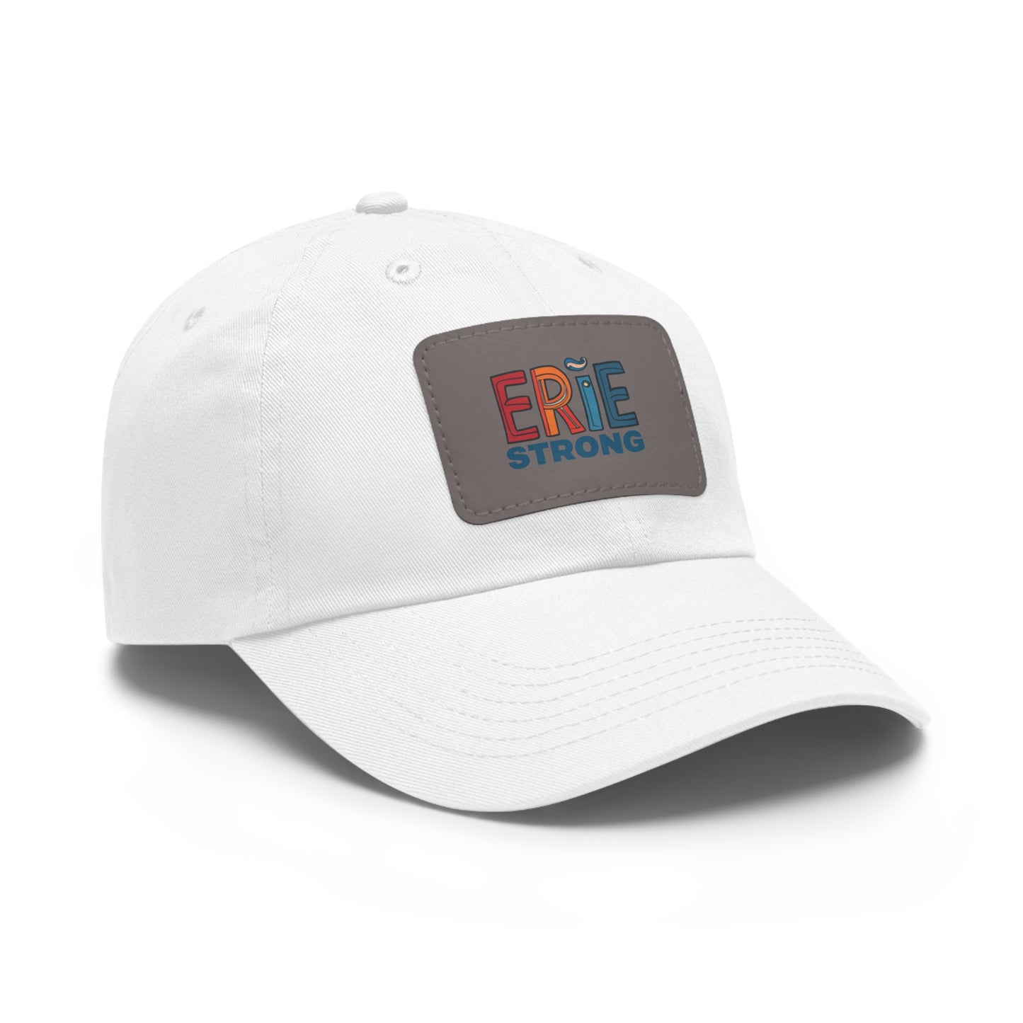 Erie Strong Leather Patch Hat - Custom Shirt Design