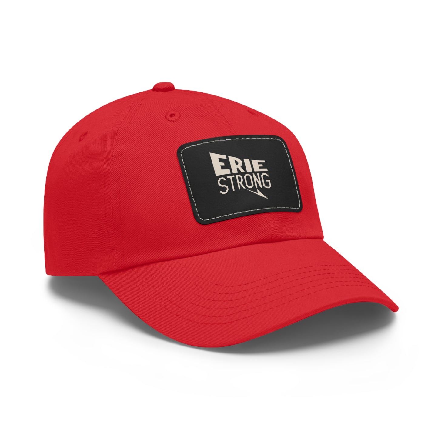 "Erie Strong Leather Patch Hat - Custom Erie Merchandise"