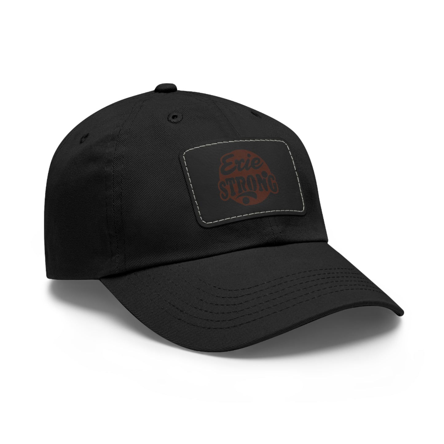 Erie Strong Leather Patch Hat - Durable Stylish Design