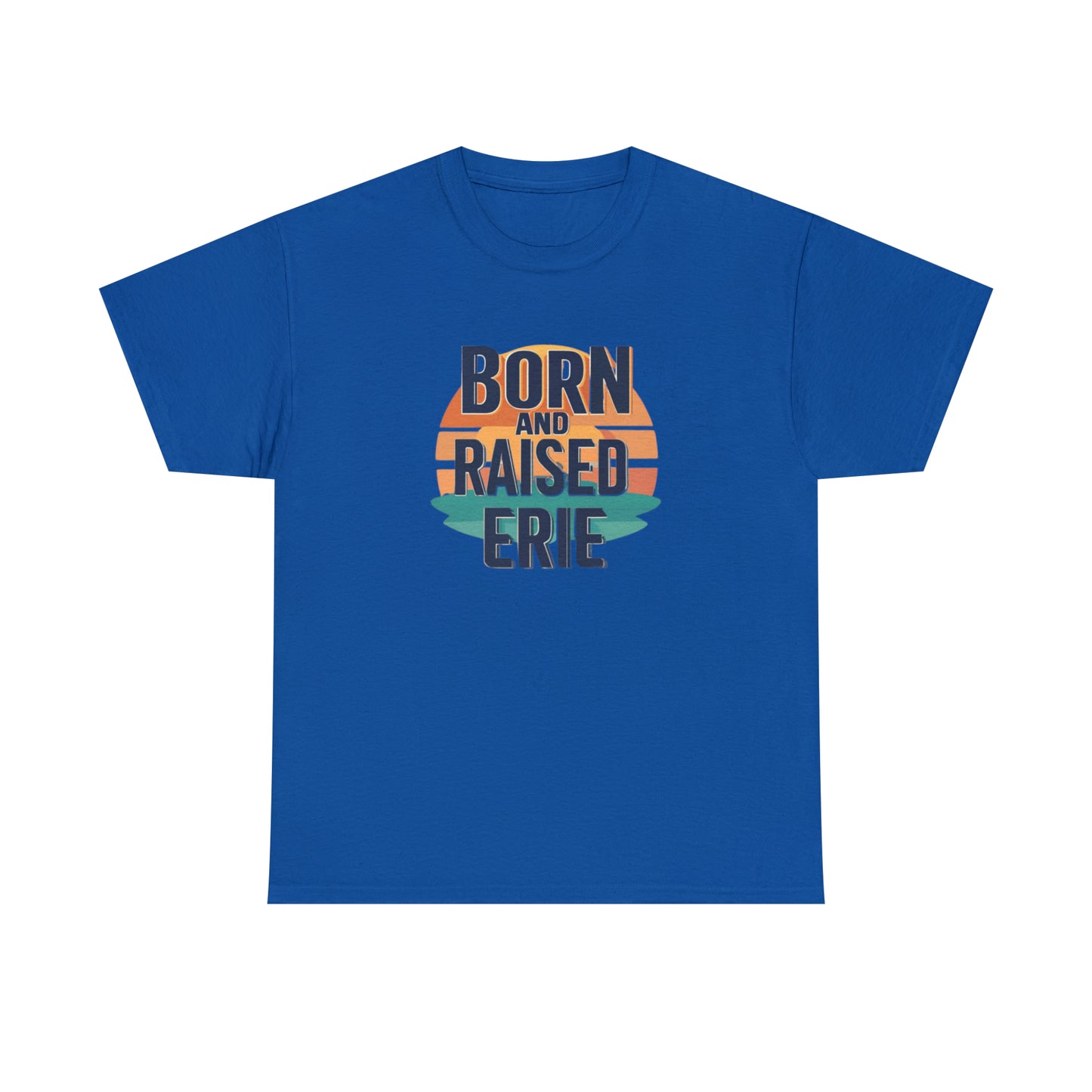 Erie Born and Raised Unisex Heavy Cotton Tee - Locally Inspired