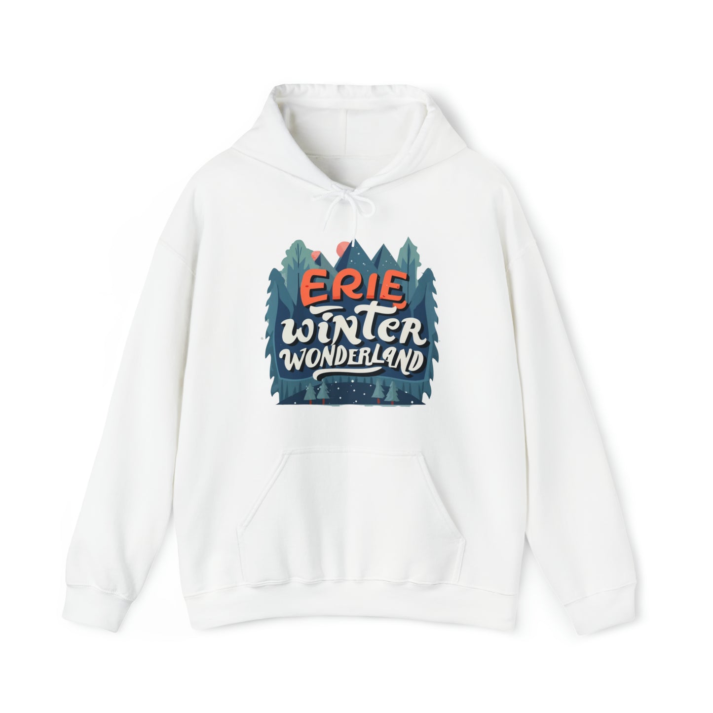 Erie Forest Frost Fest, Unisex Hooded Sweatshirt, Heavy Blend