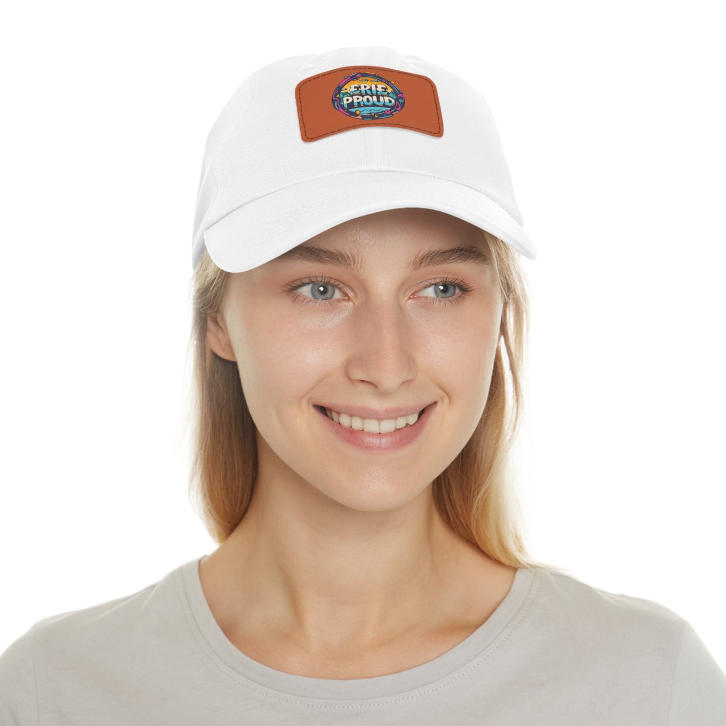 "Customizable Leather Patch Hat - Durable, Stylish Design"