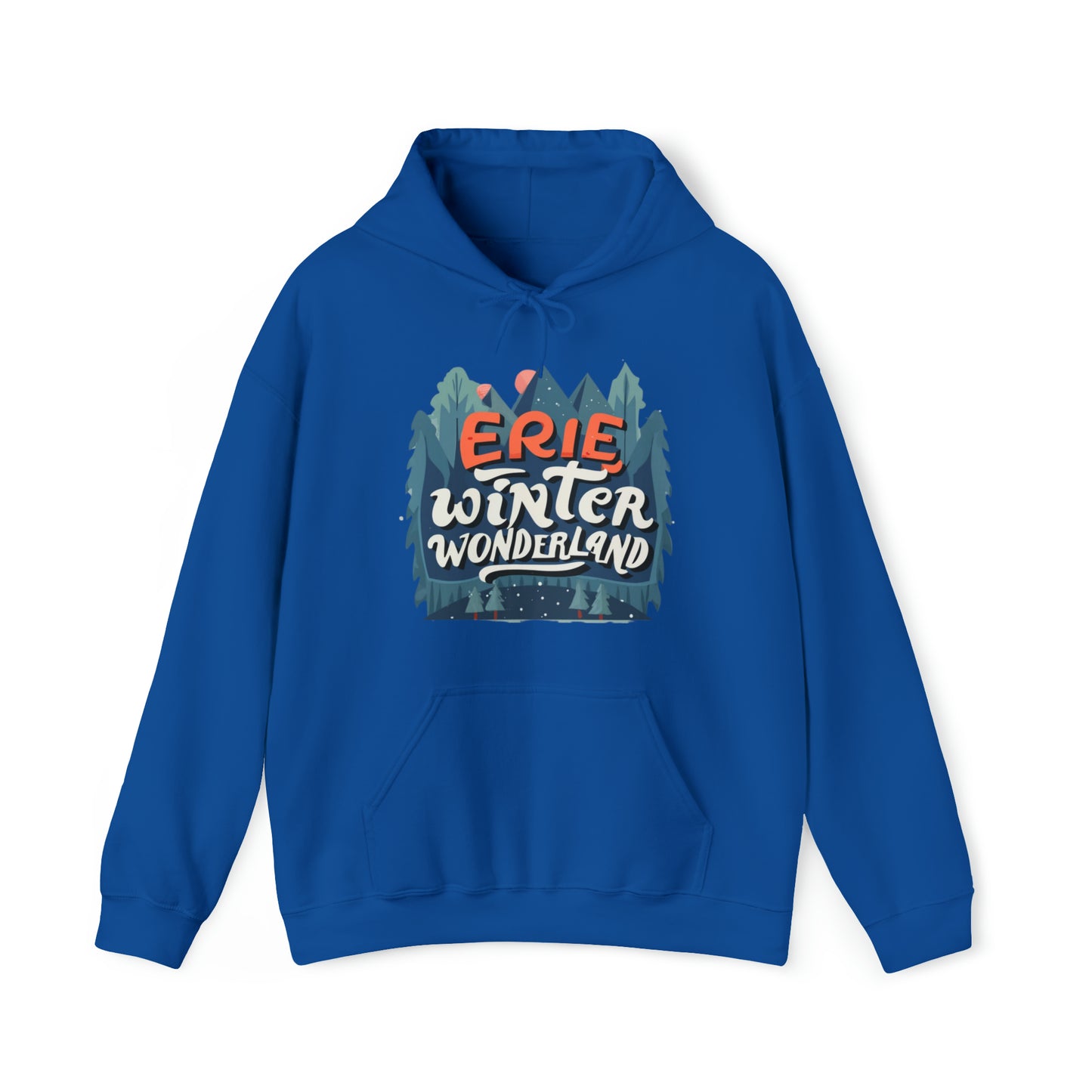 Erie Forest Frost Fest, Unisex Hooded Sweatshirt, Heavy Blend