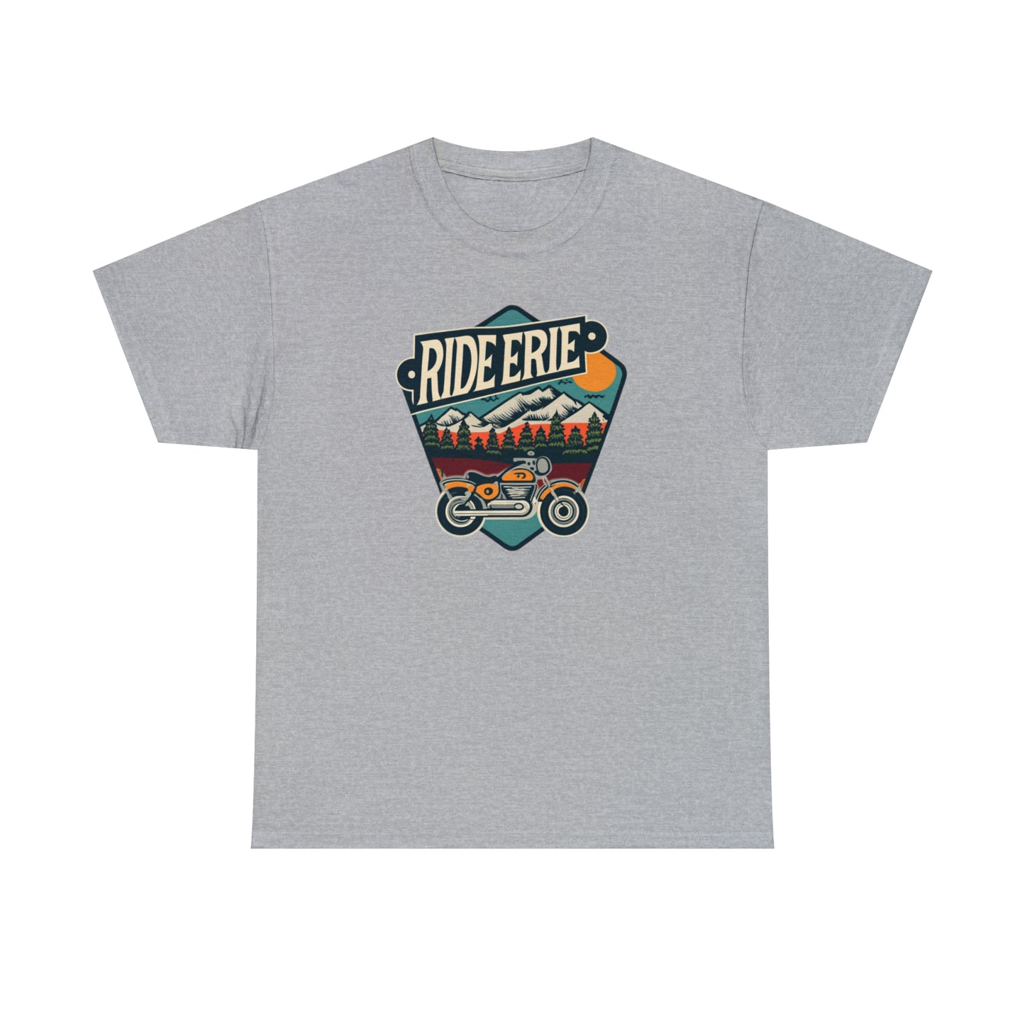 "Erie Design Heavy Cotton Unisex Tee - Custom Casual Shirt"