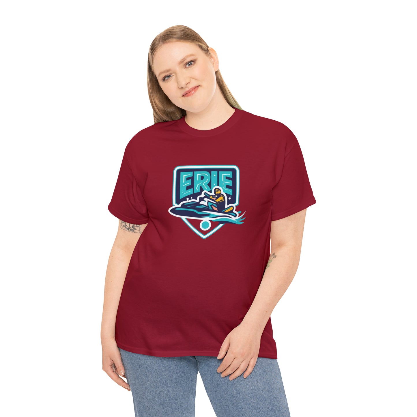 Erie Jetski Heavy Cotton Graphic Tee Unisex - Casual Wear