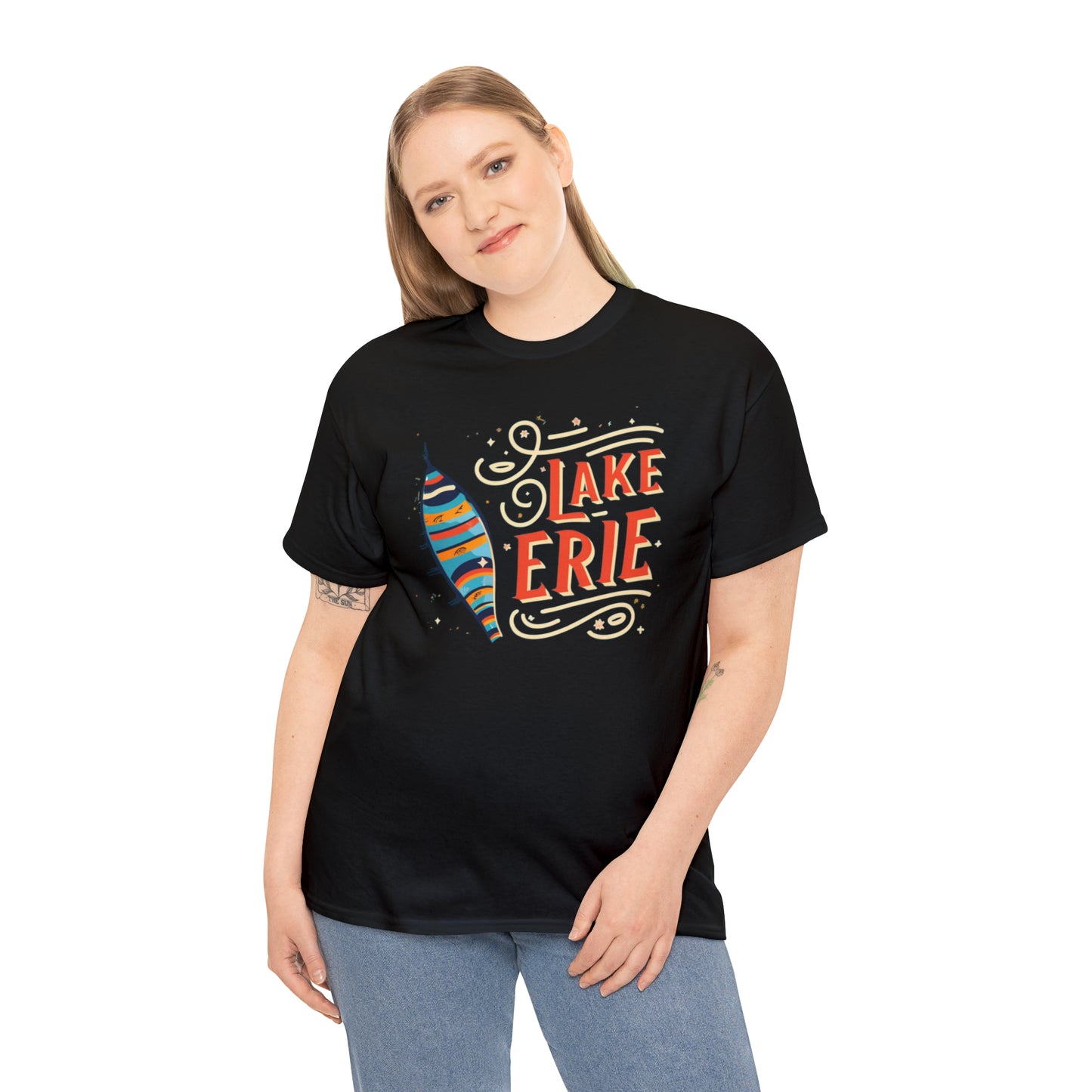 "Personalized Lake Erie Tee - Custom Unique Design Shirt"