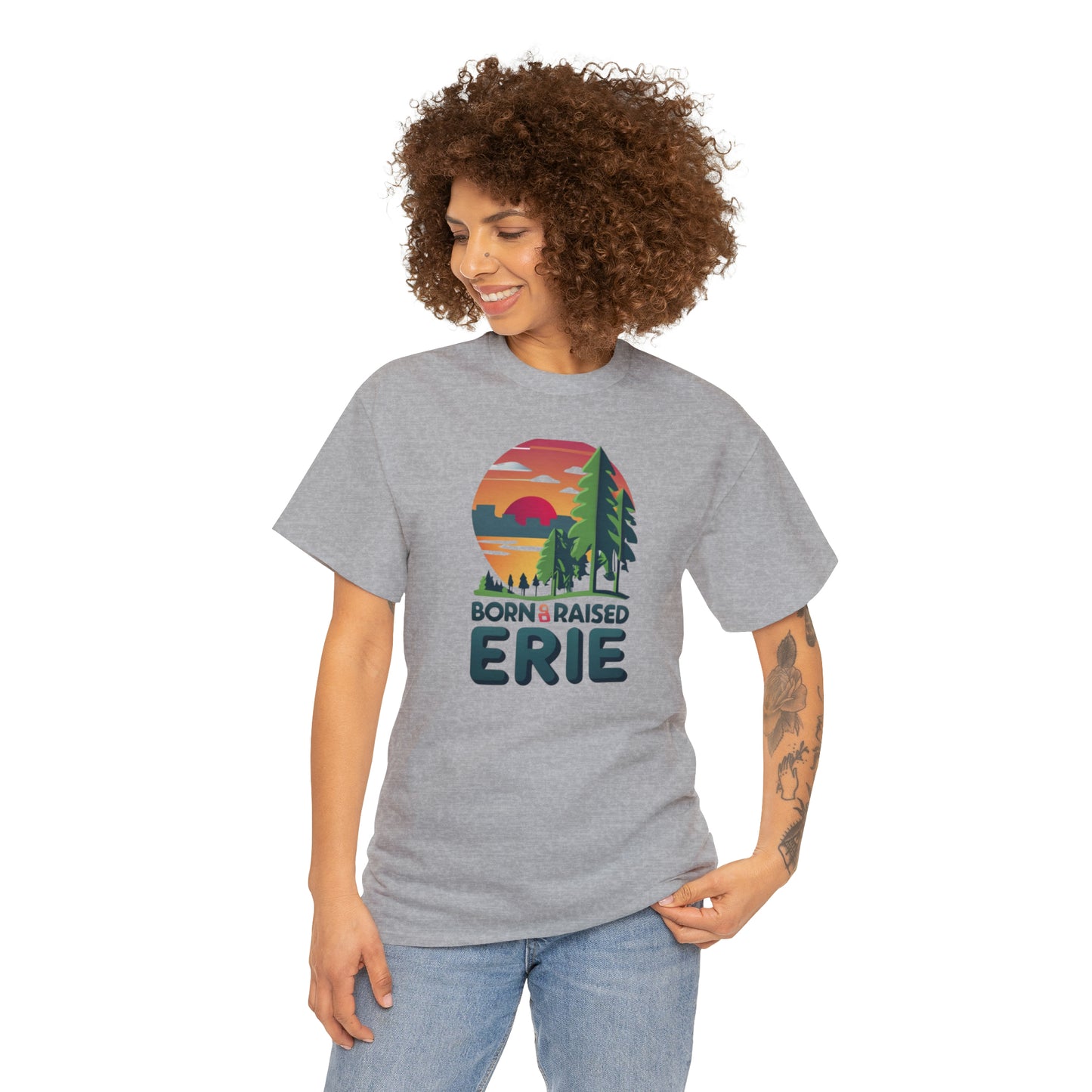 Erie Design Unisex Heavy Cotton Tee – Custom Print