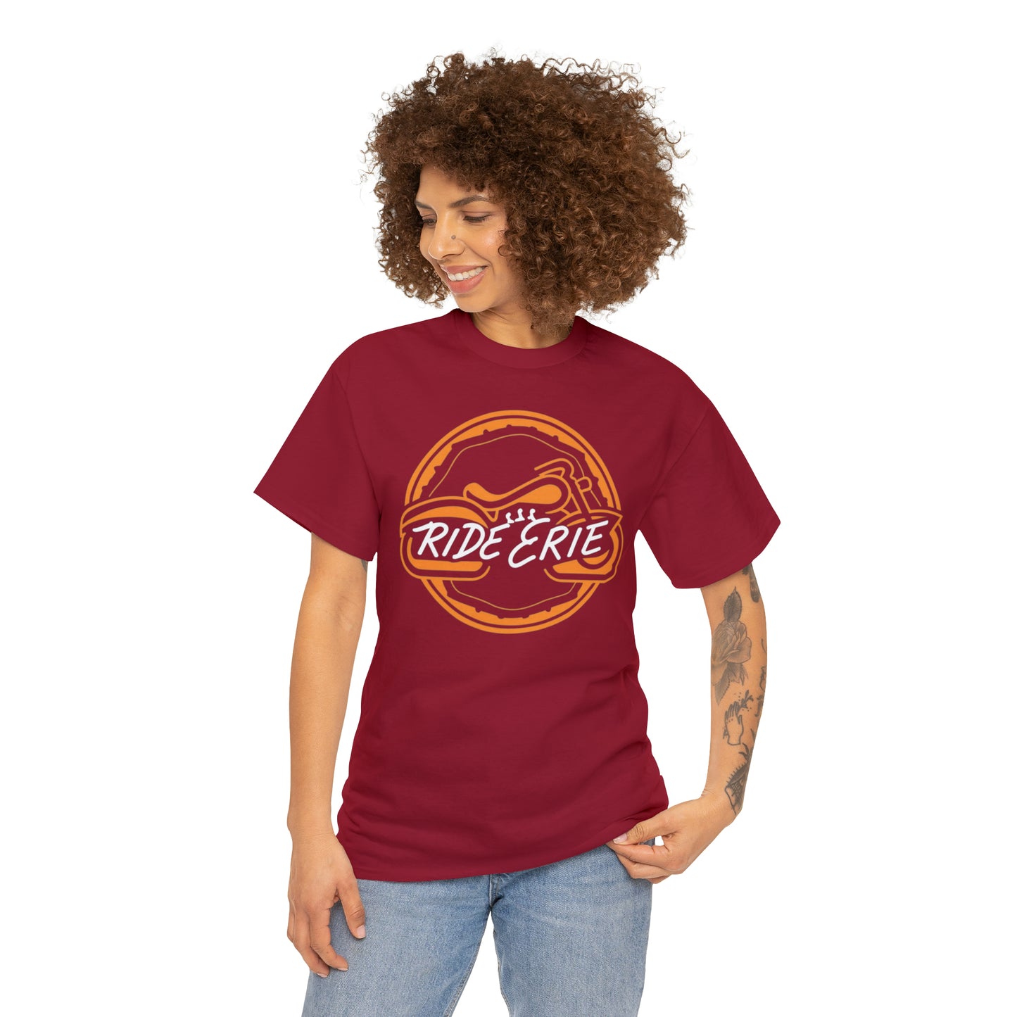 Ride Erie Unisex Heavy Cotton Tee - Custom Erie Shirt