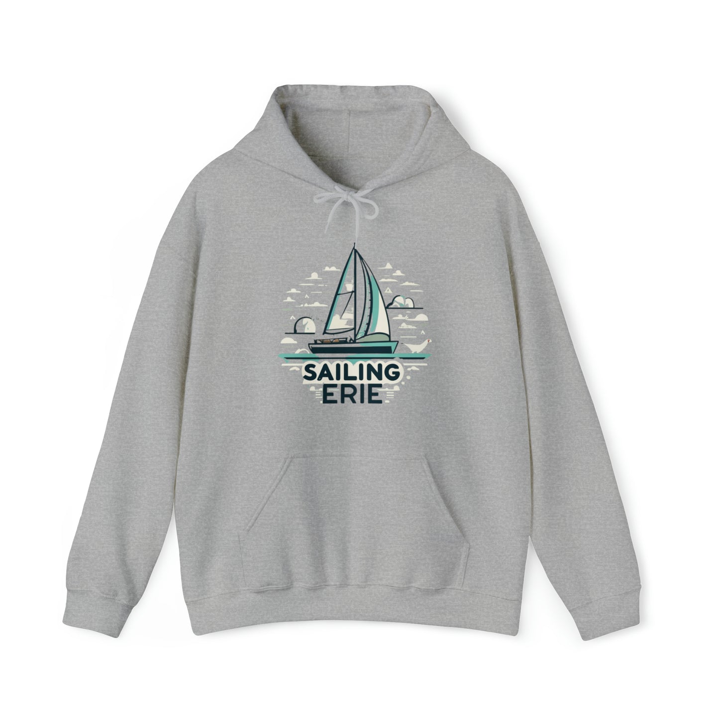 Lake Breeze Voyages Hoodie, Erie PA Edition, Unisex Heavy Blend