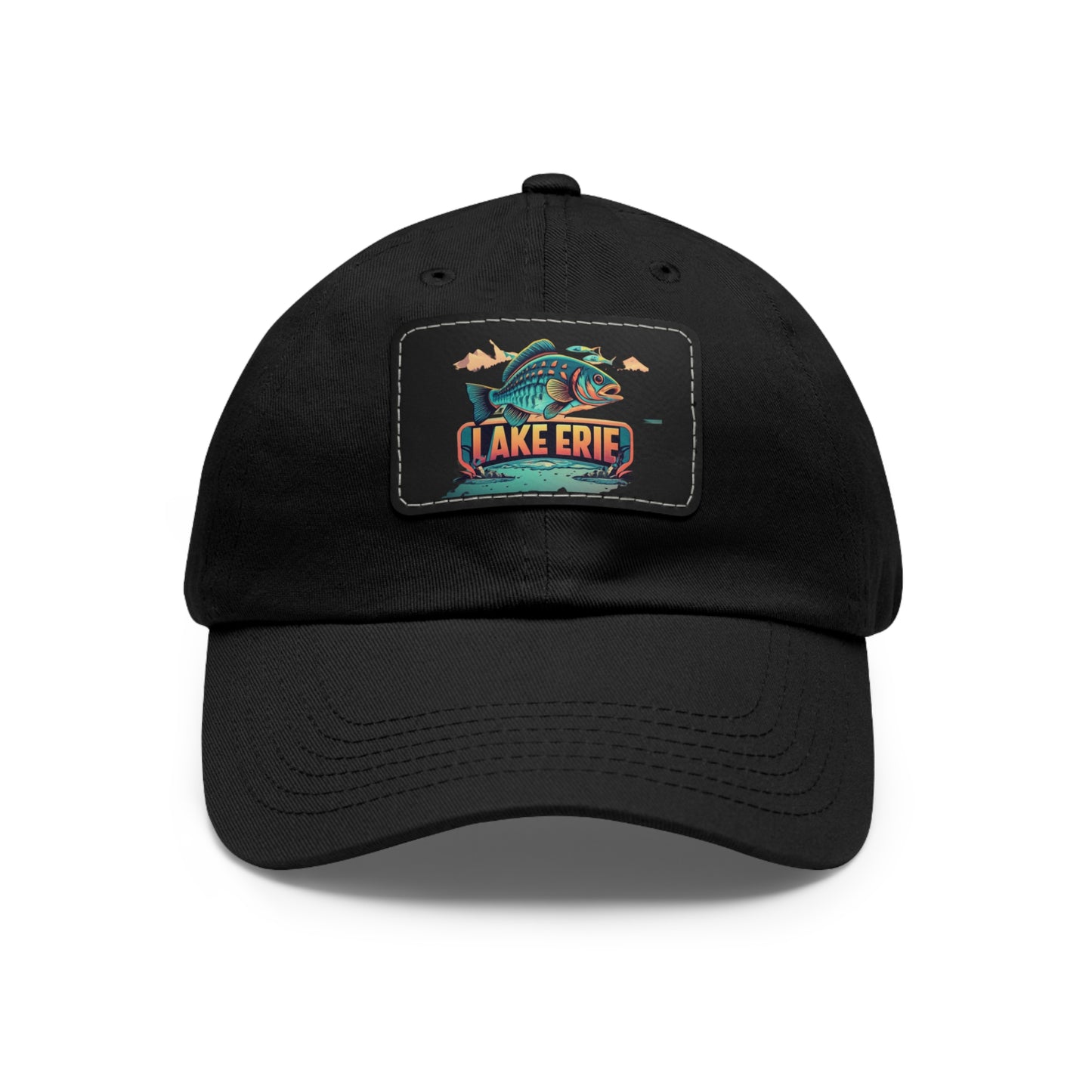 Lake Erie Leather-Patch Hat, High-Quality Stylish Lakeheadwear