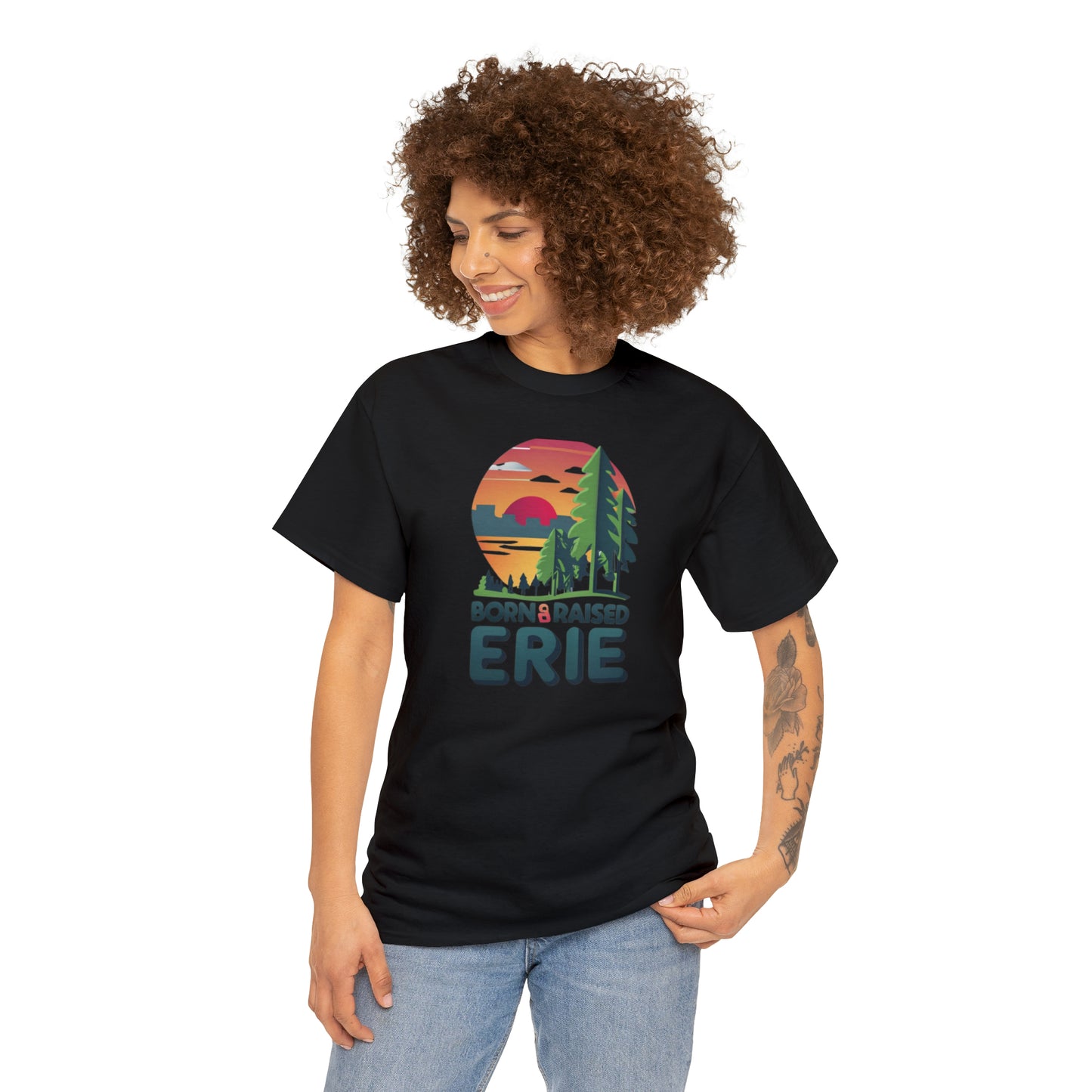 Erie Design Unisex Heavy Cotton Tee – Custom Print