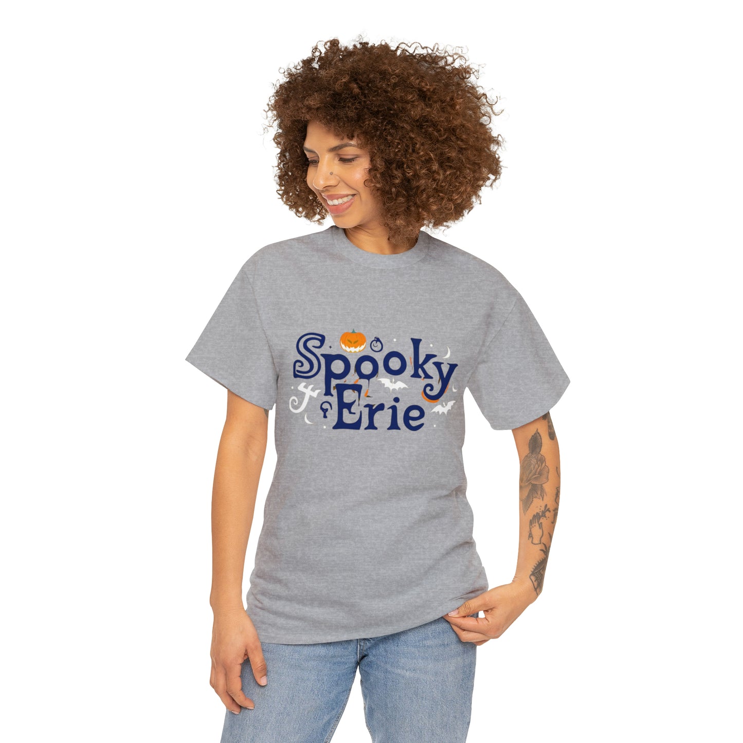 "Erie Spooky Halloween Design Custom Personalized Shirt"