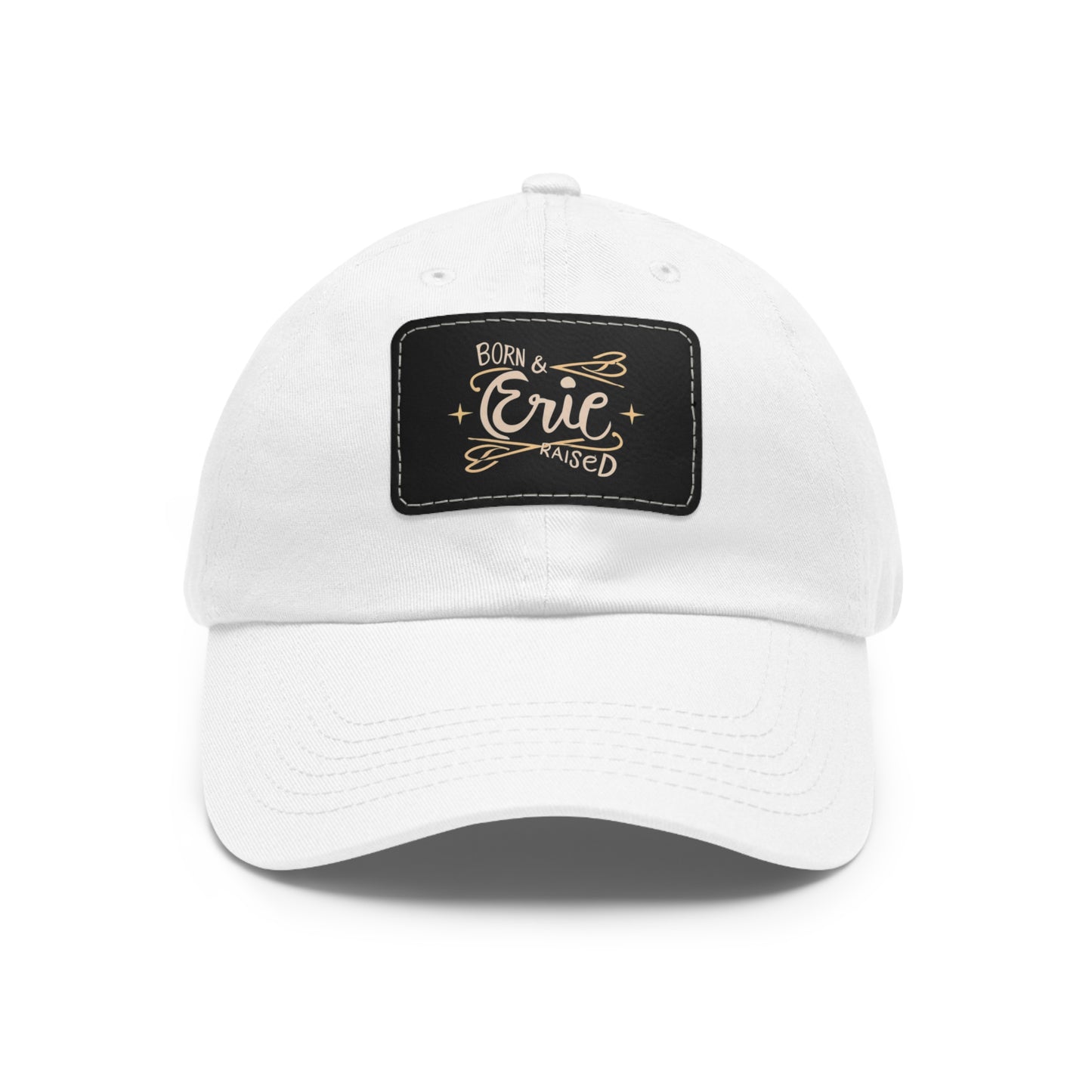 Erie Fan Leather Patch Trendy Hat - Born & Raised Style