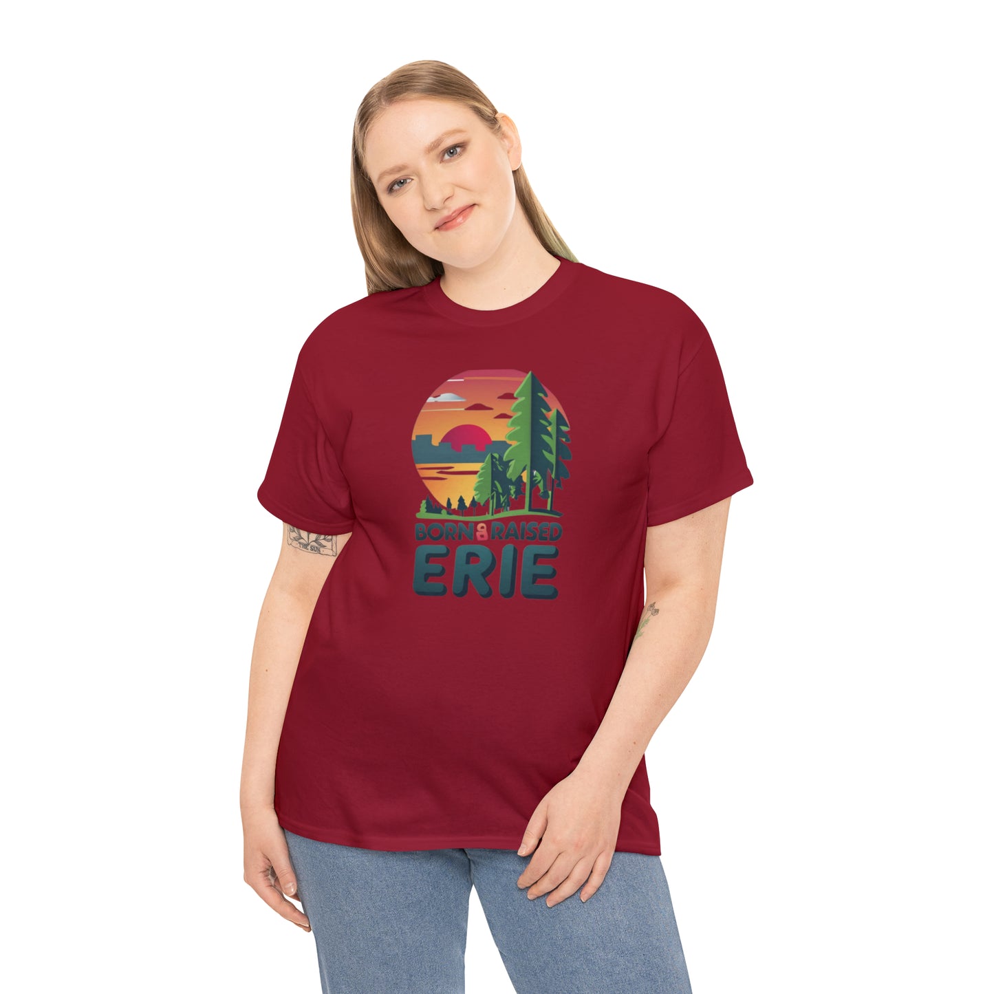 Erie Design Unisex Heavy Cotton Tee – Custom Print