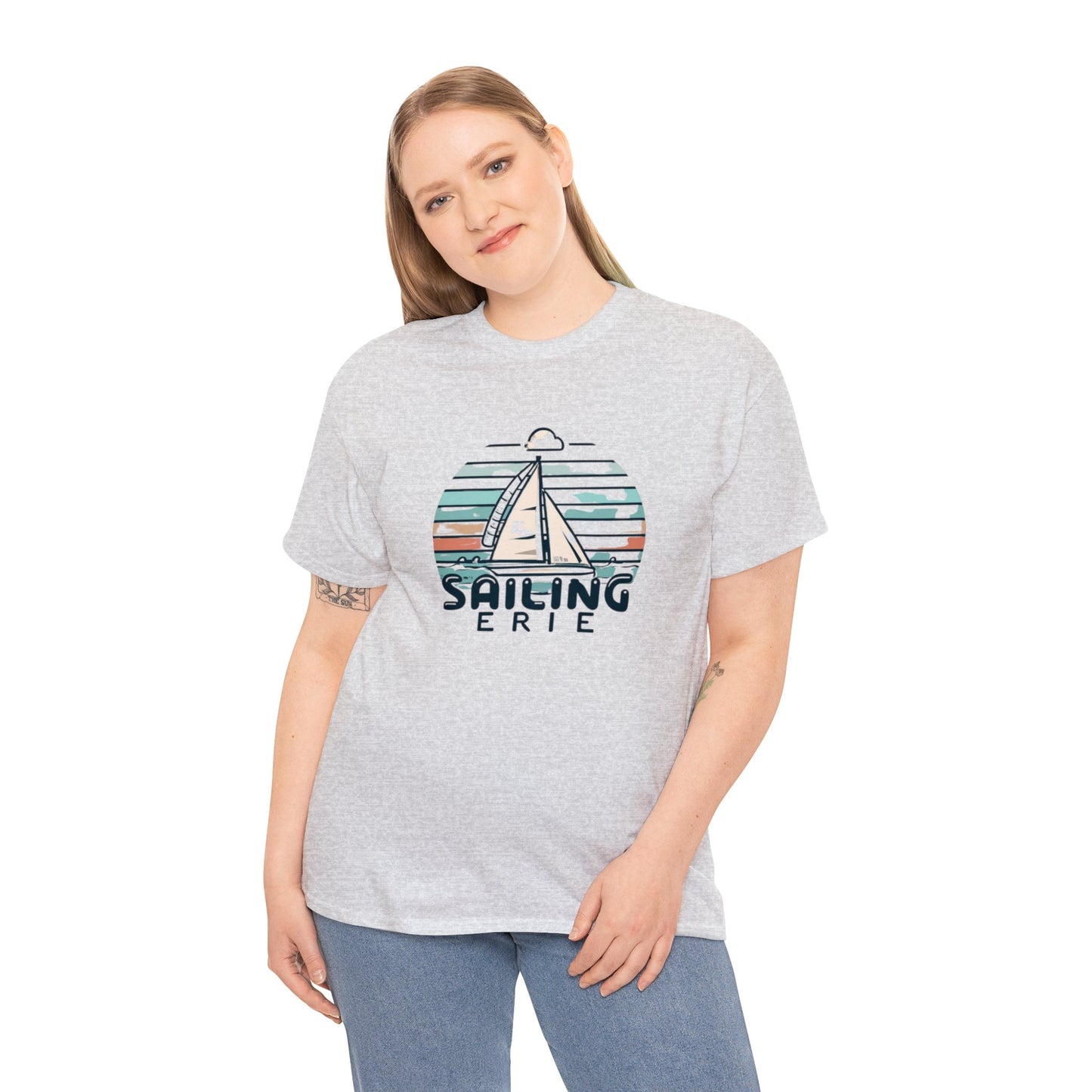 Presque Isle Voyage Tee, Unisex Heavy Cotton, Erie Adventure