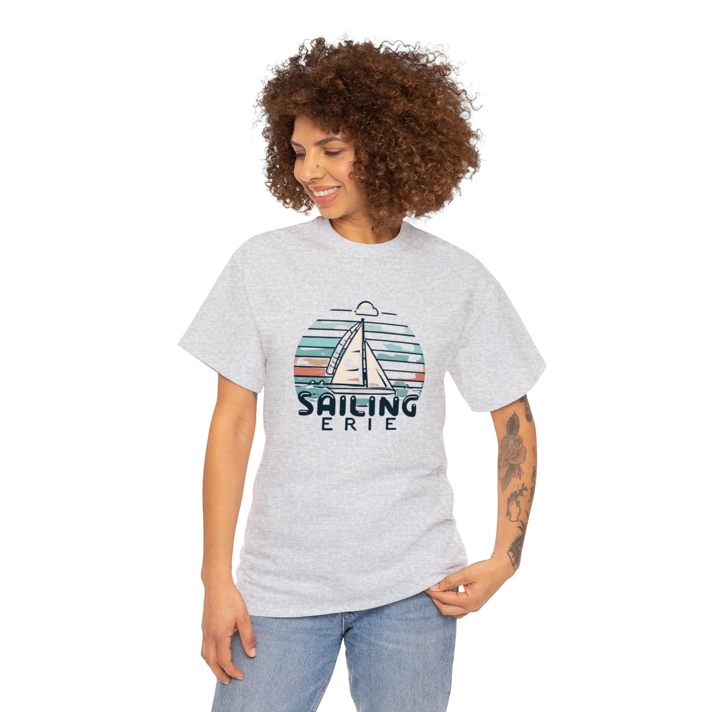 Presque Isle Voyage Tee, Unisex Heavy Cotton, Erie Adventure