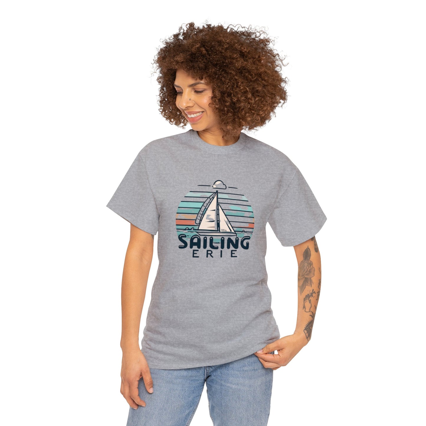 Presque Isle Voyage Tee, Unisex Heavy Cotton, Erie Adventure