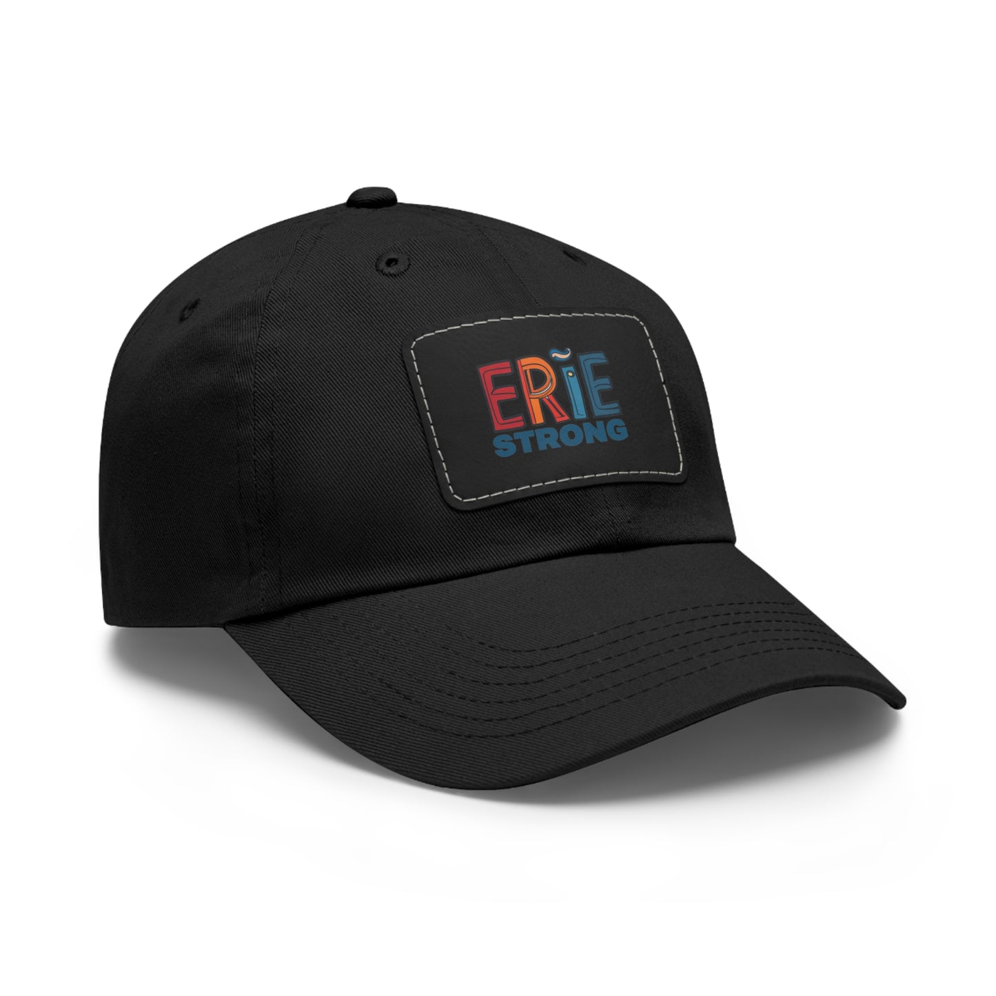 Erie Strong Leather Patch Hat - Custom Shirt Design