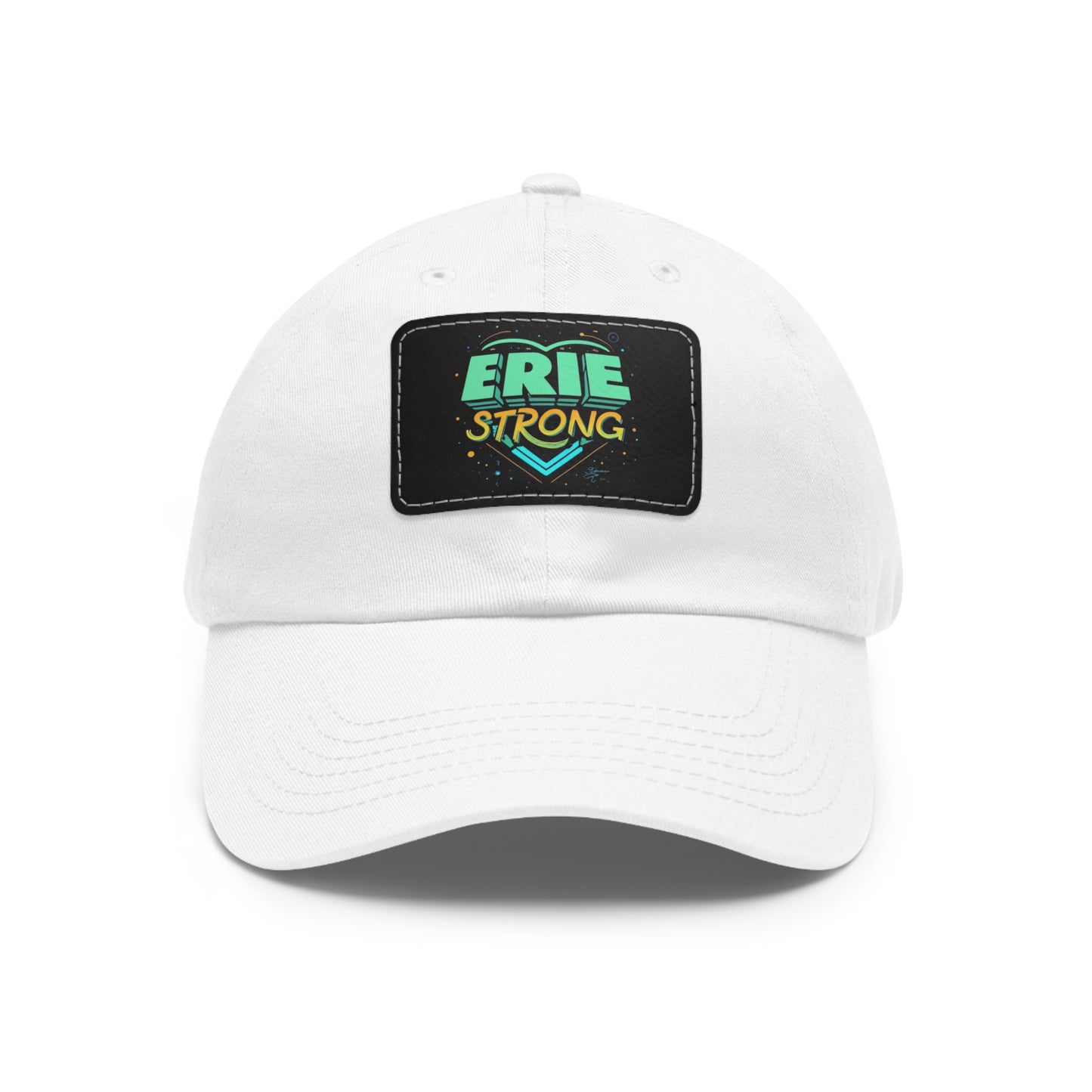 "Erie Strong Custom Leather Patch Premium Quality Hat"