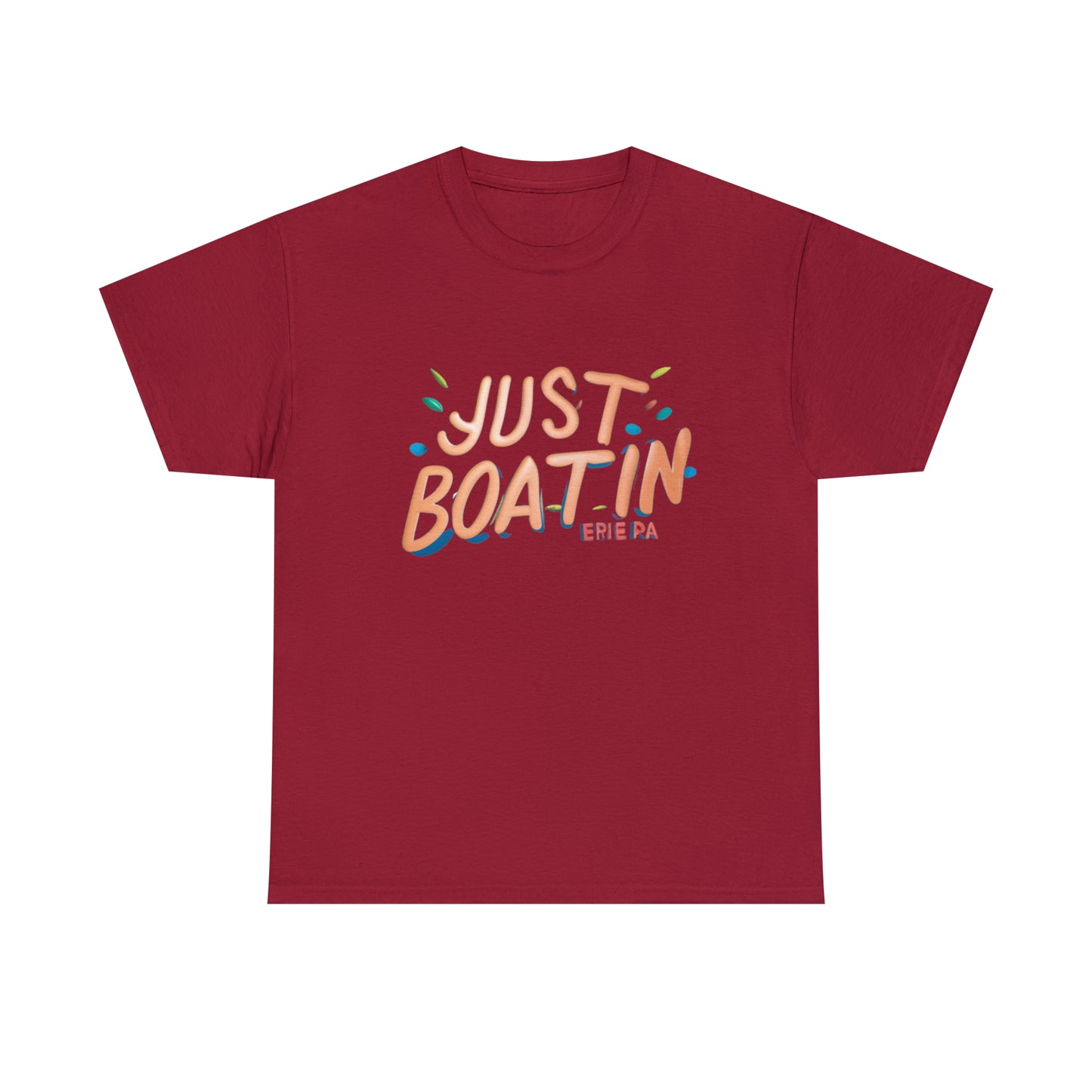 Boatin Unisex Heavy Cotton Tee - Custom Erie Design