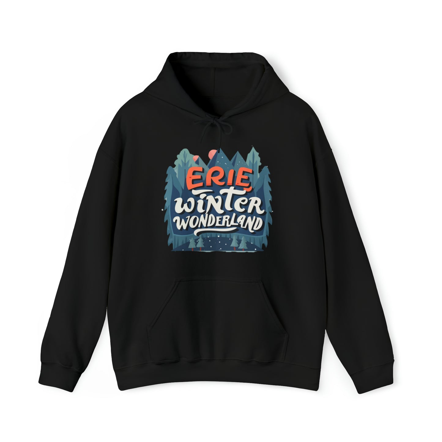 Erie Forest Frost Fest, Unisex Hooded Sweatshirt, Heavy Blend